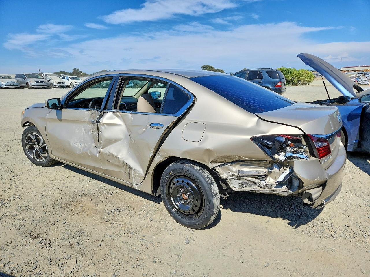 2017 Honda Accord Lx Золотой vin: 1HGCR2F30HA110618