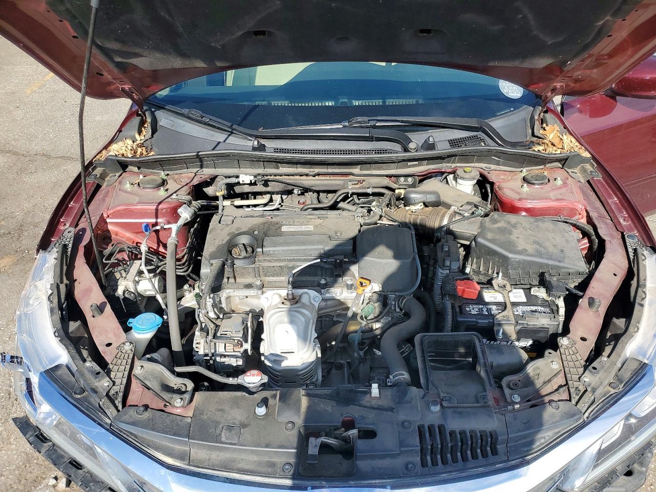 2017 Honda Accord Lx Burgundy vin: 1HGCR2F30HA265461
