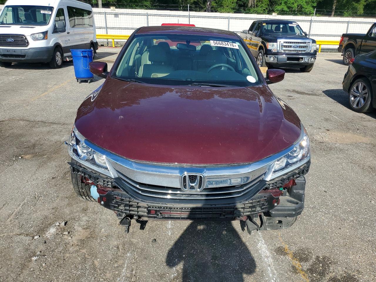 2017 Honda Accord Lx Burgundy vin: 1HGCR2F30HA265461