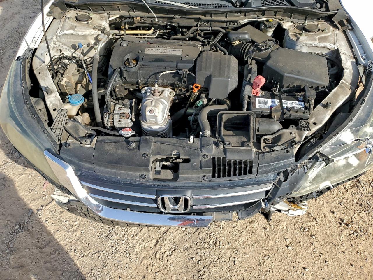 2013 Honda Accord Lx White vin: 1HGCR2F31DA011395