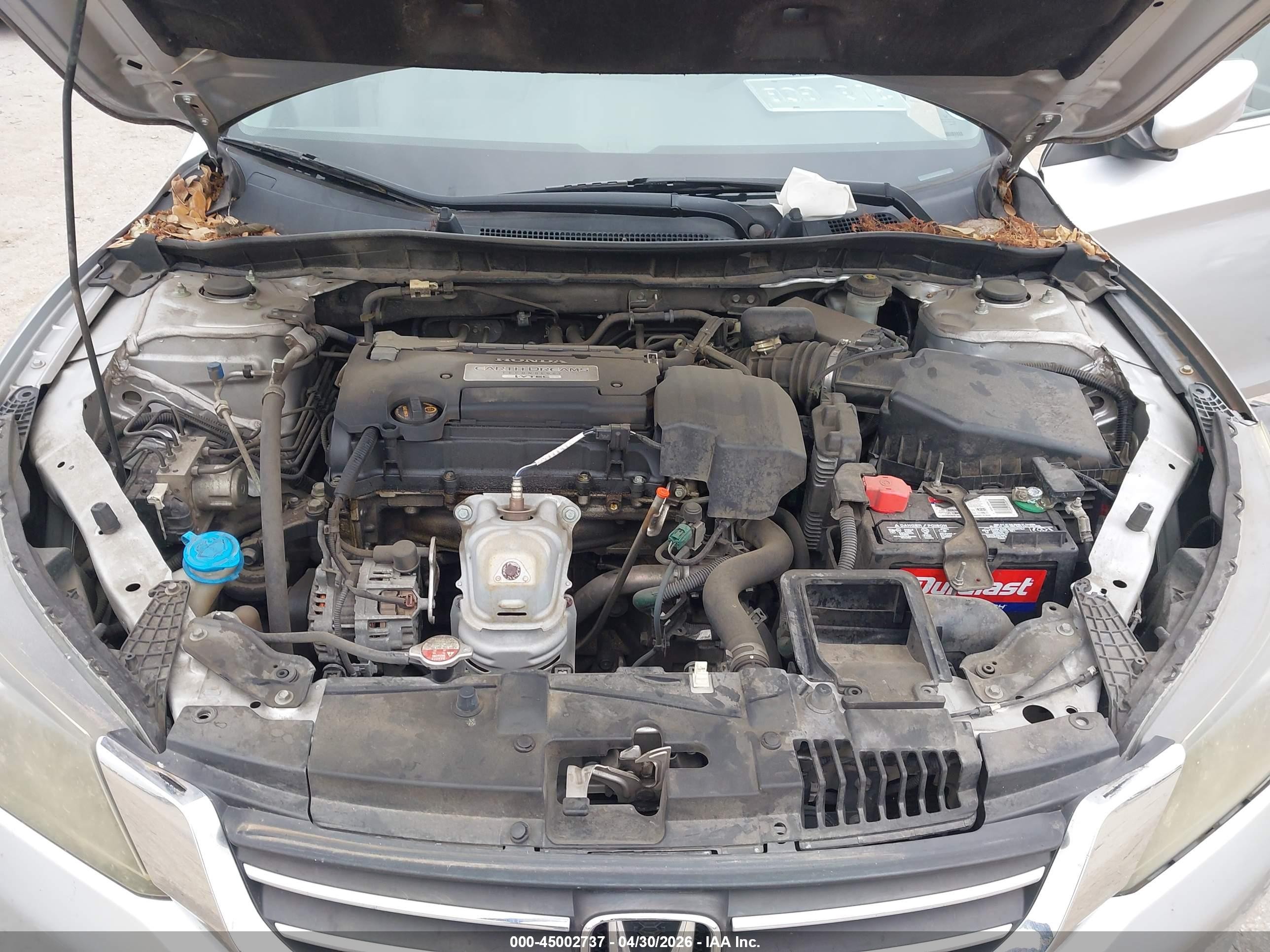2013 Honda Accord Lx Silver vin: 1HGCR2F31DA022834