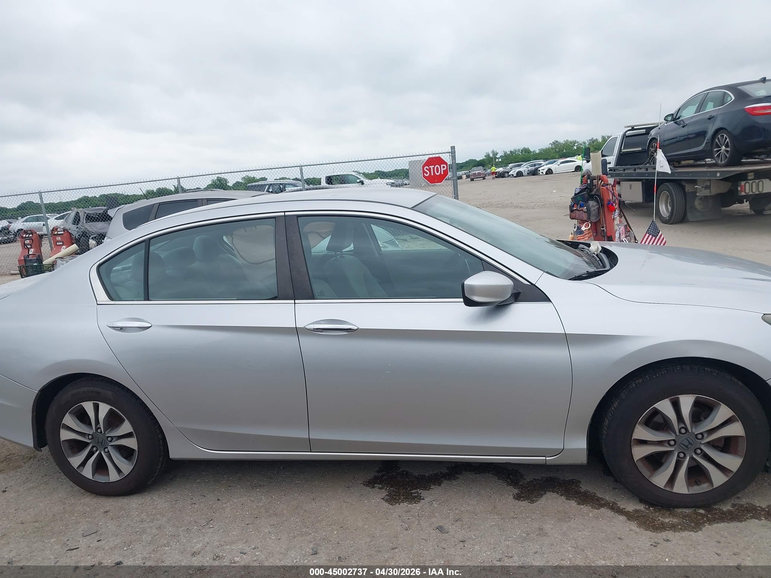 2013 Honda Accord Lx Silver vin: 1HGCR2F31DA022834