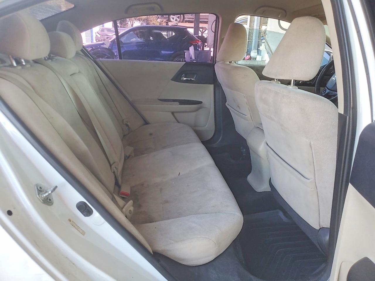 2013 Honda Accord Lx White vin: 1HGCR2F31DA054389