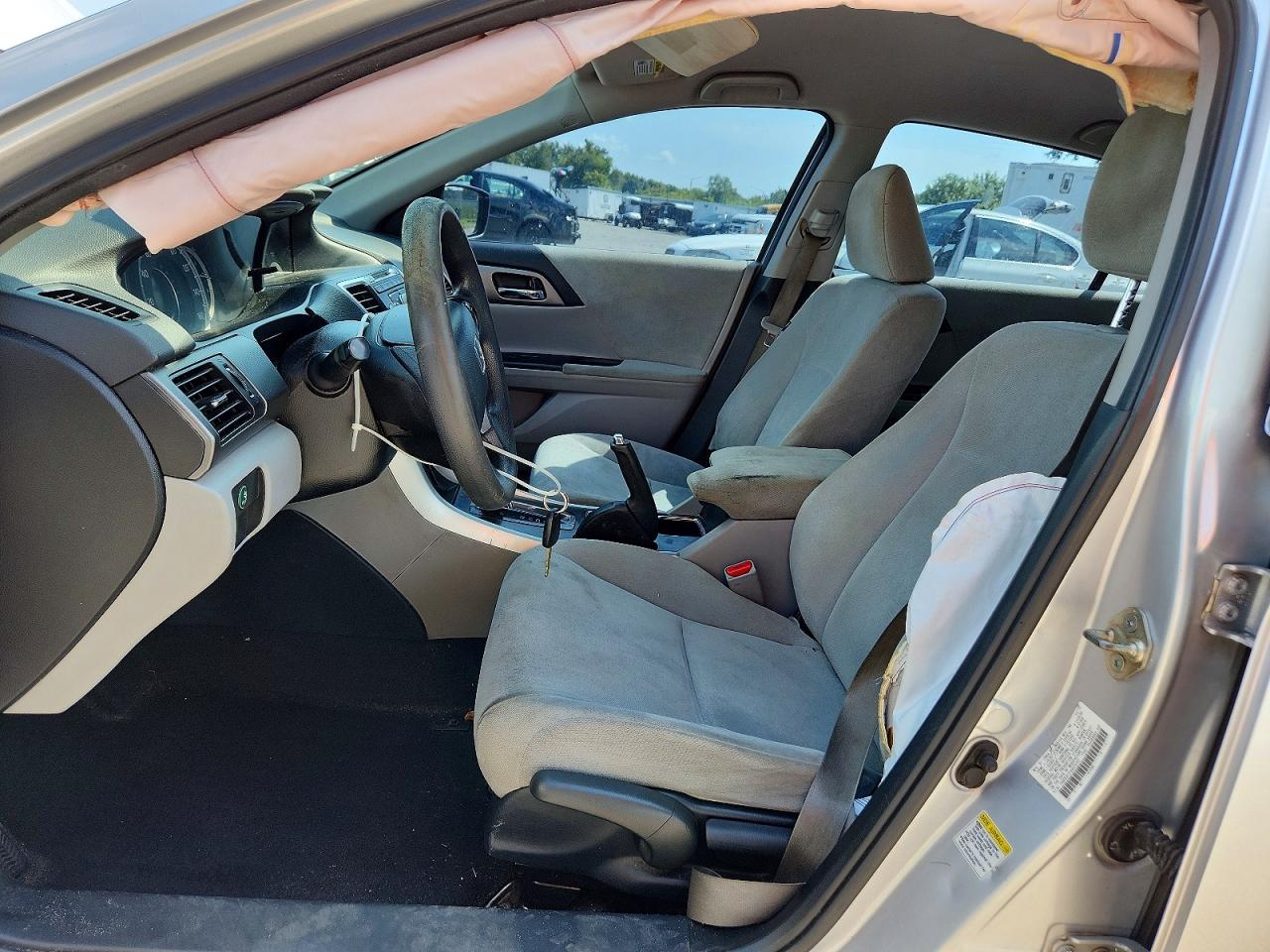 2013 Honda Accord Lx Silver vin: 1HGCR2F31DA074741