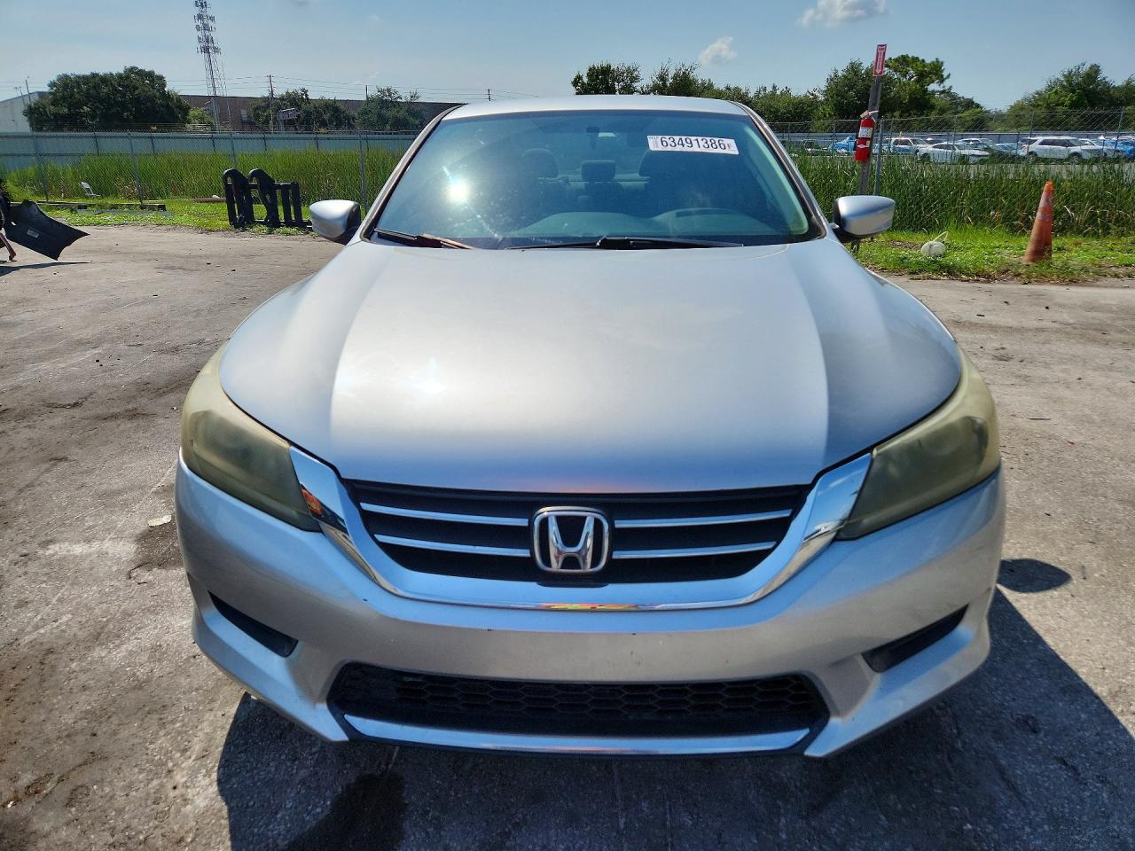 2013 Honda Accord Lx Silver vin: 1HGCR2F31DA074741