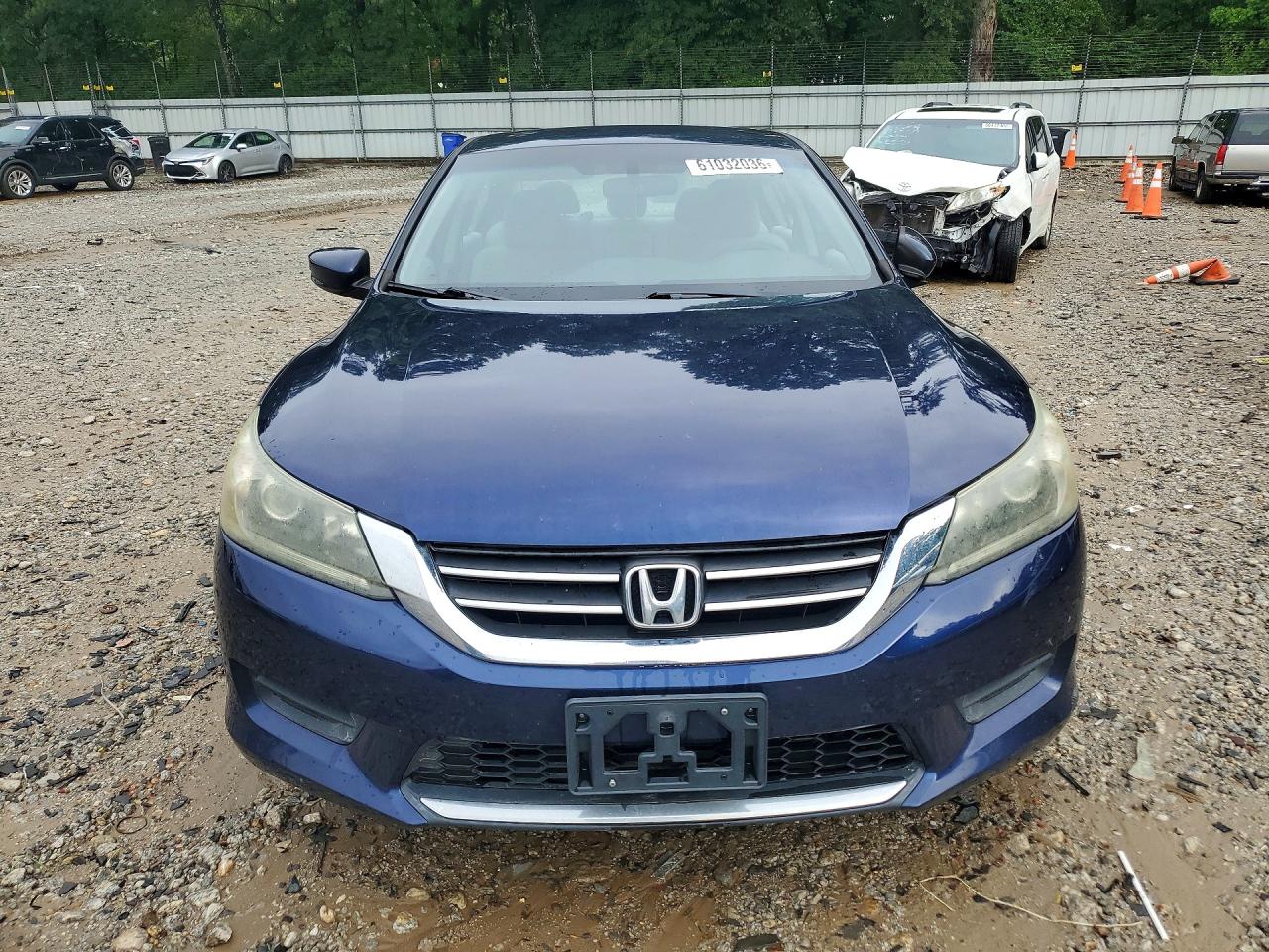 2013 Honda Accord Lx Blue vin: 1HGCR2F31DA074769