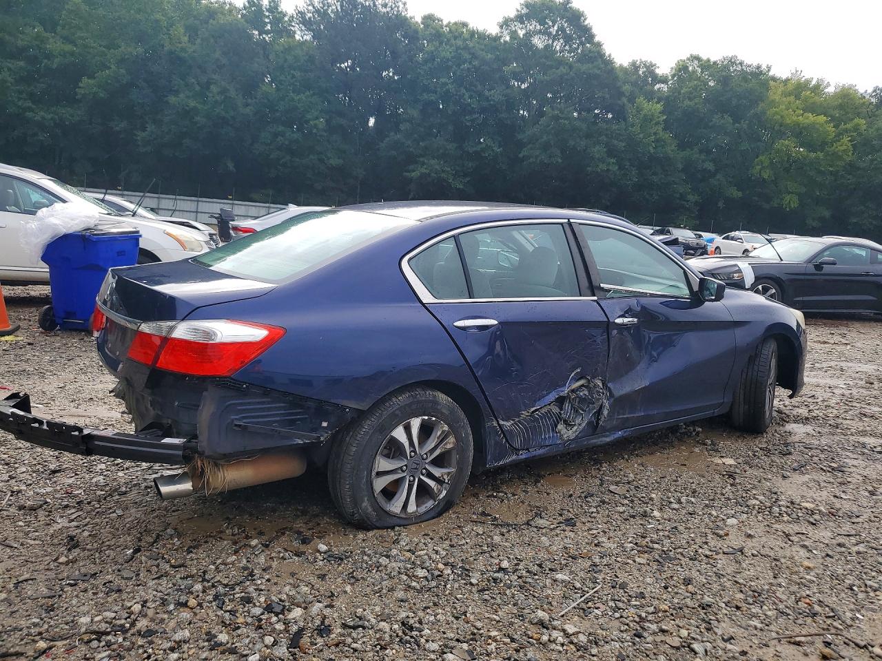 2013 Honda Accord Lx Blue vin: 1HGCR2F31DA074769
