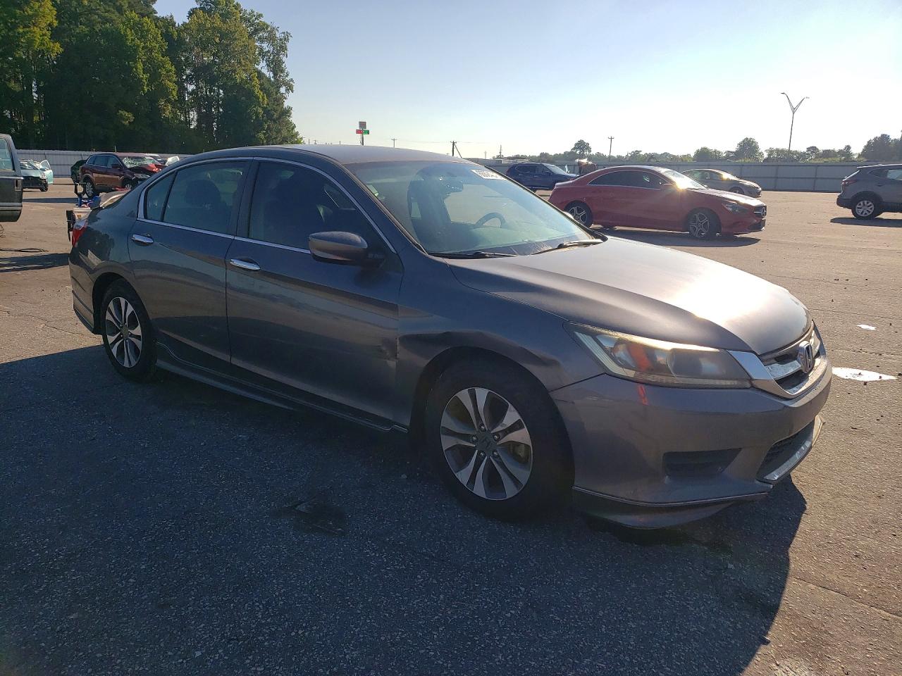 2013 Honda Accord Lx Gray vin: 1HGCR2F31DA083164