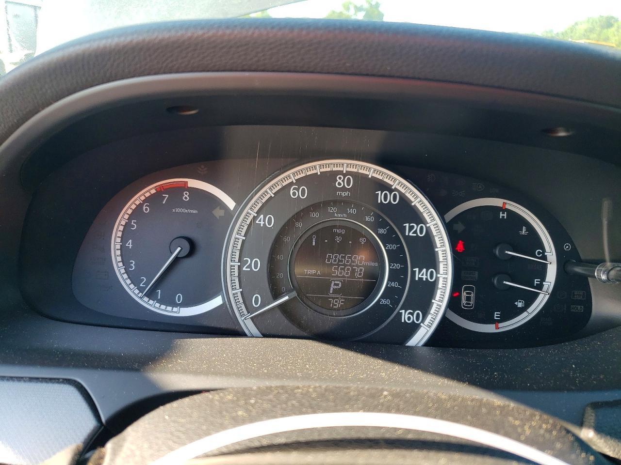 2013 Honda Accord Lx Gray vin: 1HGCR2F31DA083164