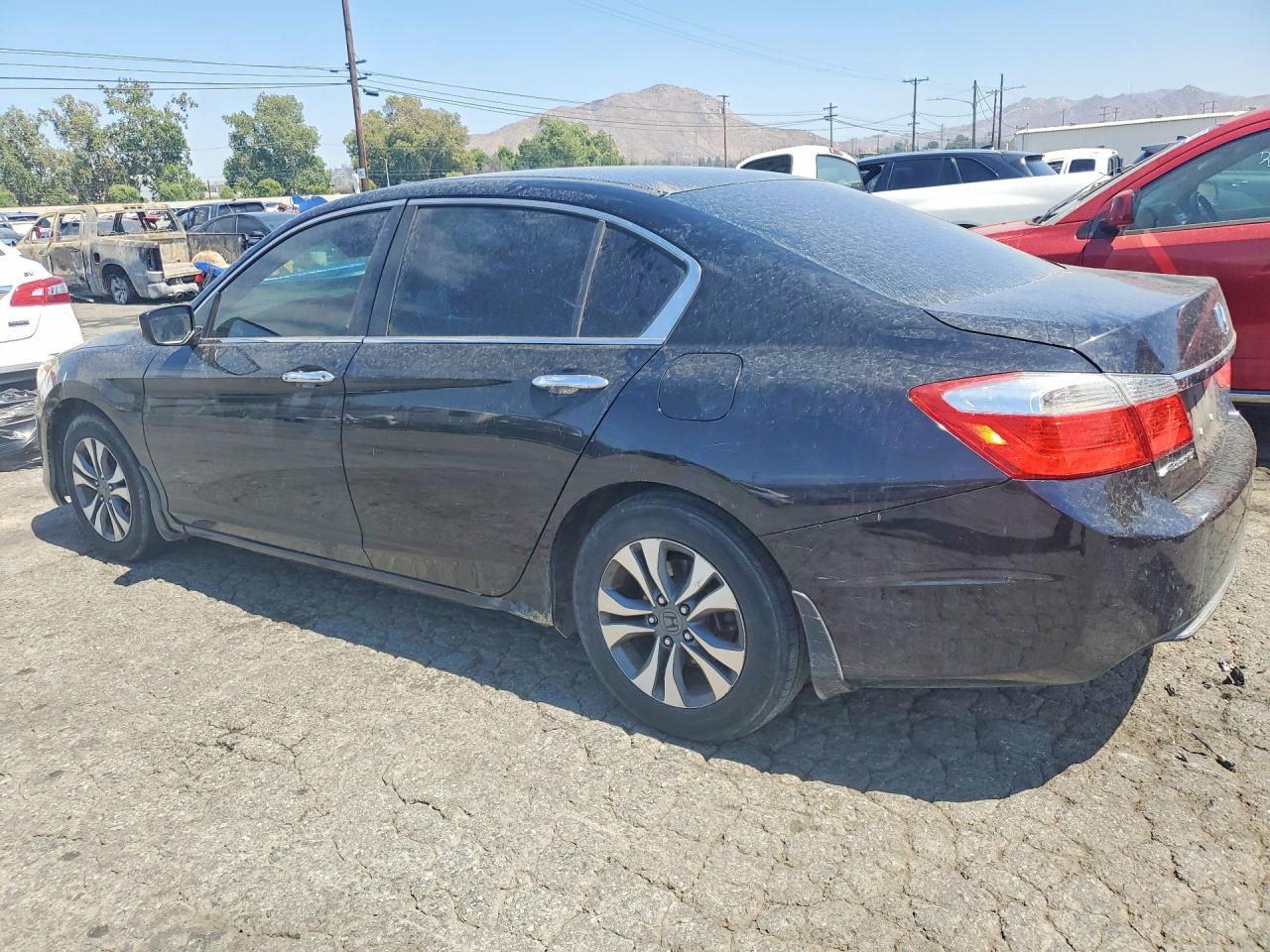2013 Honda Accord Lx Black vin: 1HGCR2F31DA090888