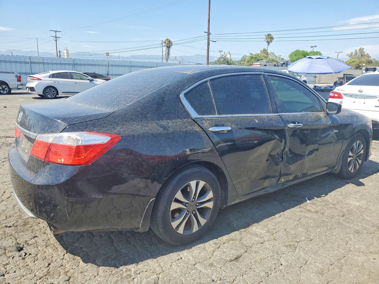 2013 Honda Accord Lx Black vin: 1HGCR2F31DA090888