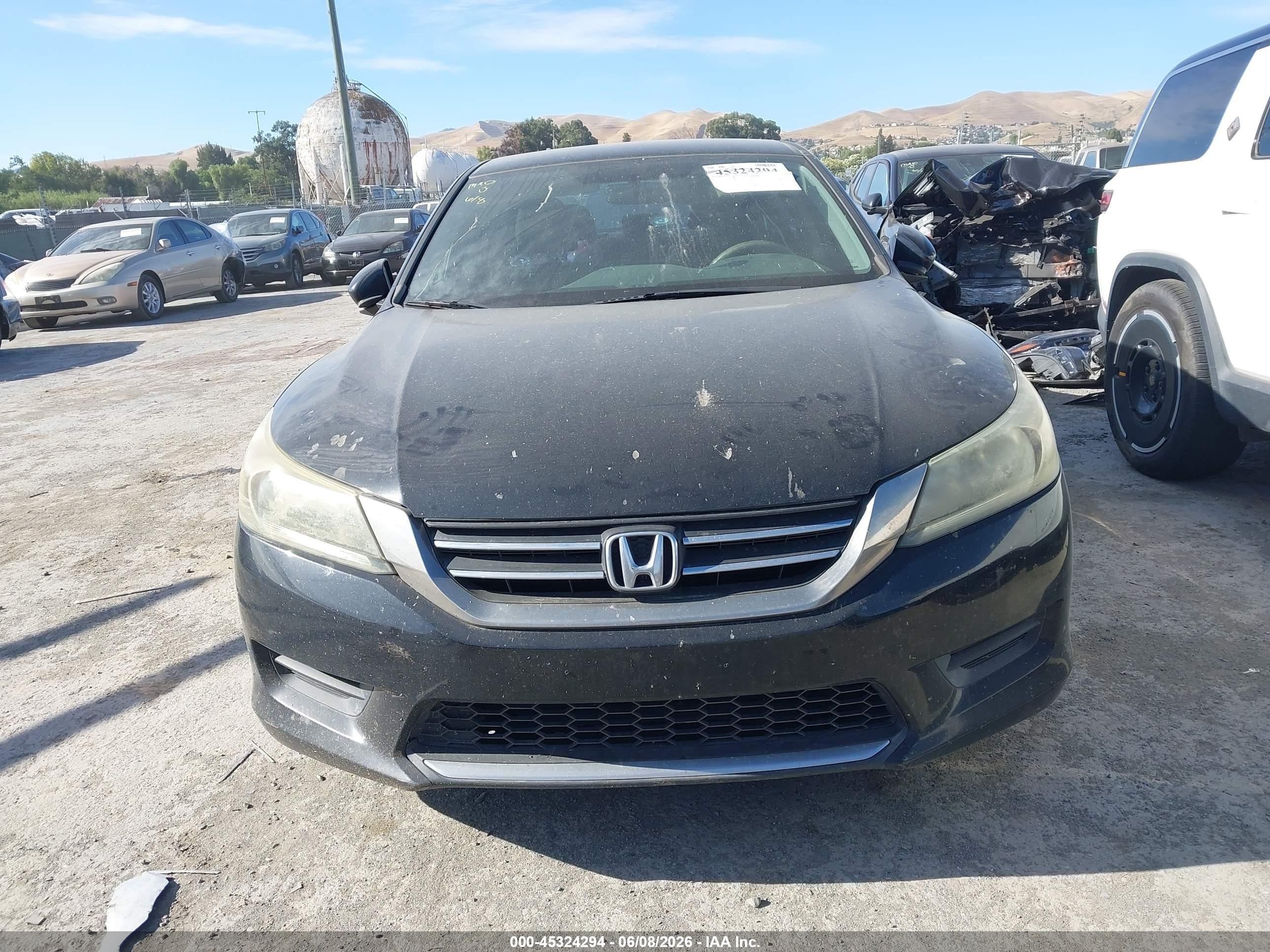 2013 Honda Accord Lx Черный vin: 1HGCR2F31DA100741