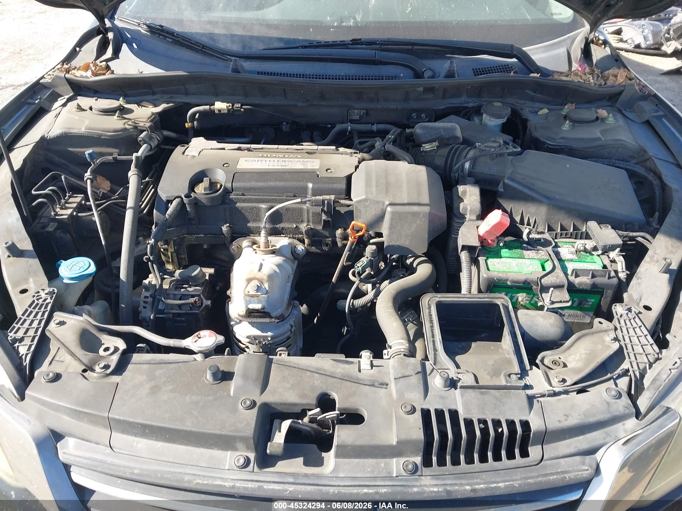 2013 Honda Accord Lx Черный vin: 1HGCR2F31DA100741