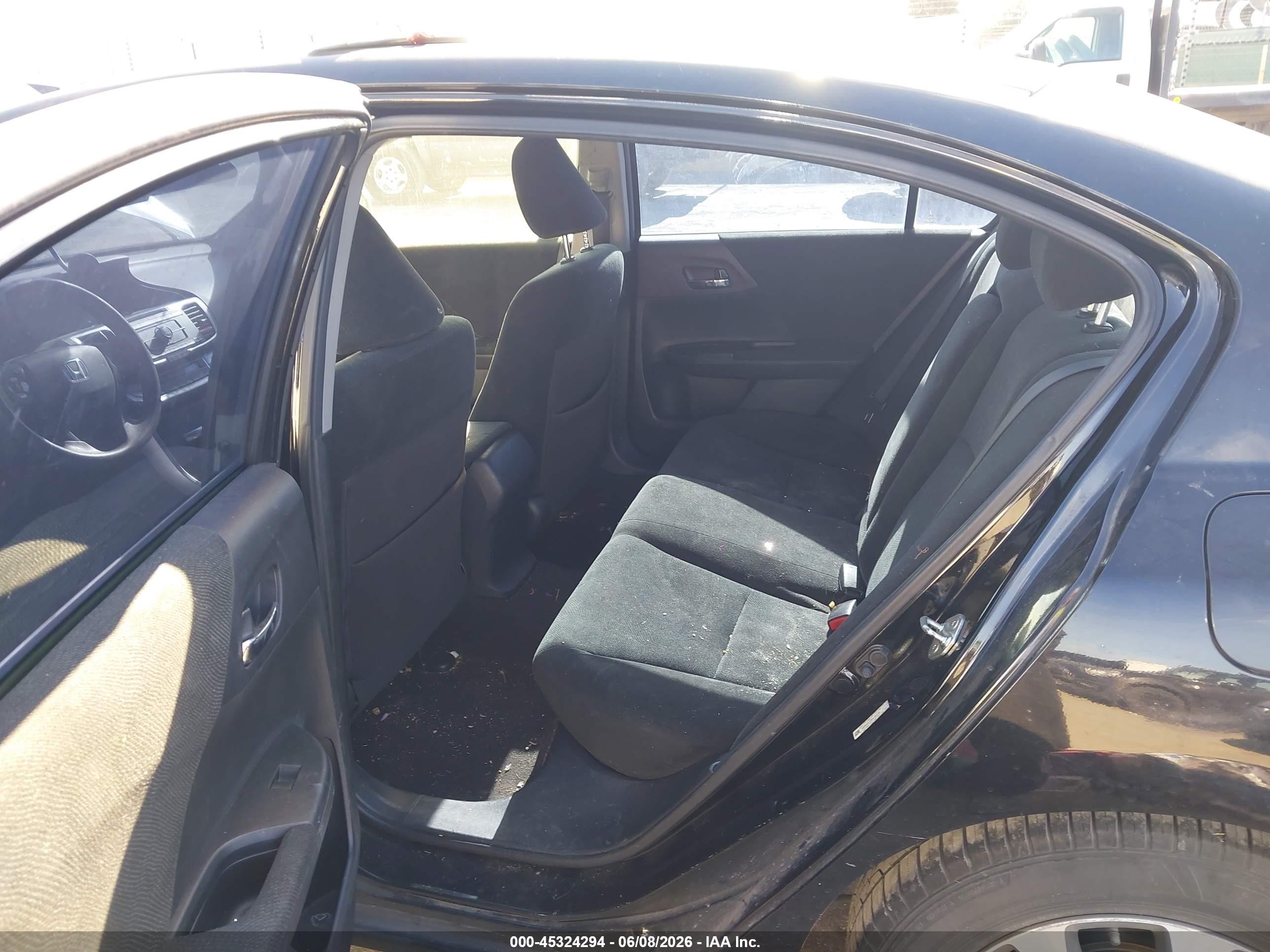 2013 Honda Accord Lx Черный vin: 1HGCR2F31DA100741