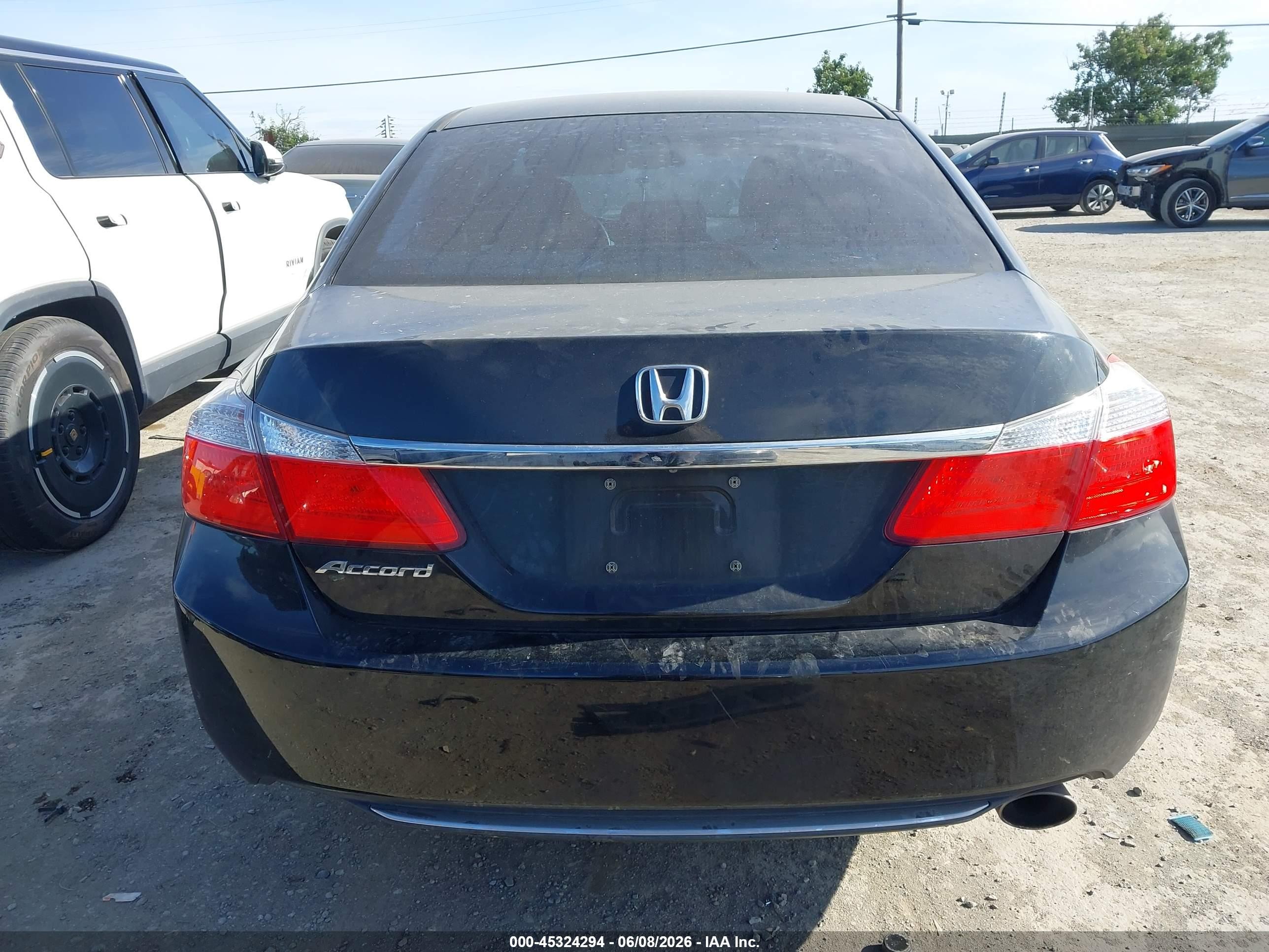 2013 Honda Accord Lx Черный vin: 1HGCR2F31DA100741