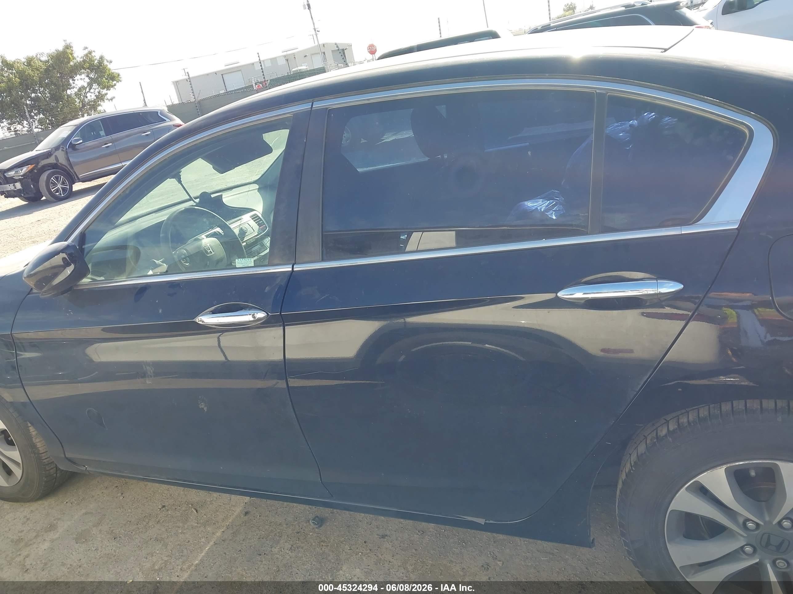 2013 Honda Accord Lx Черный vin: 1HGCR2F31DA100741