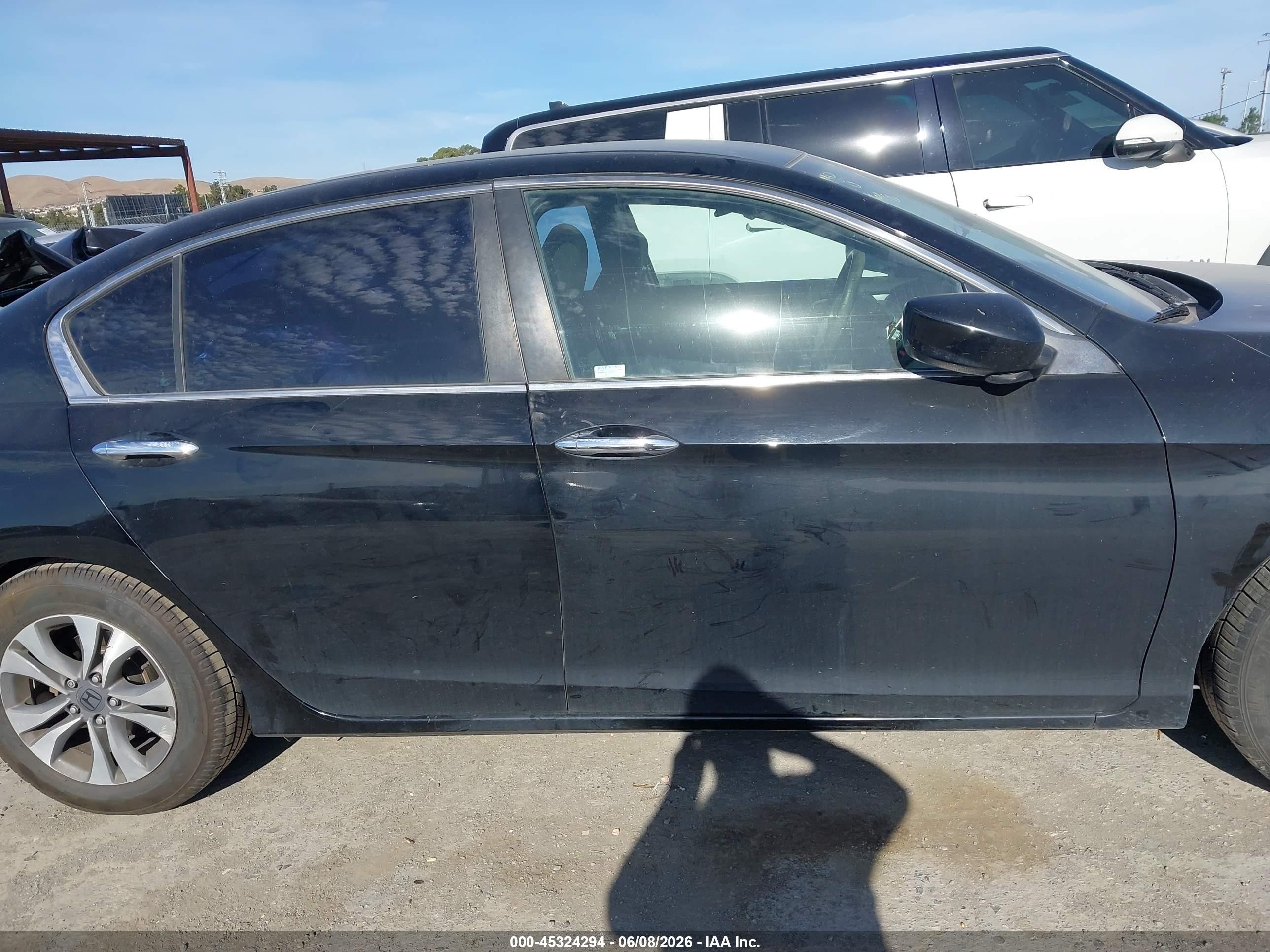 2013 Honda Accord Lx Черный vin: 1HGCR2F31DA100741