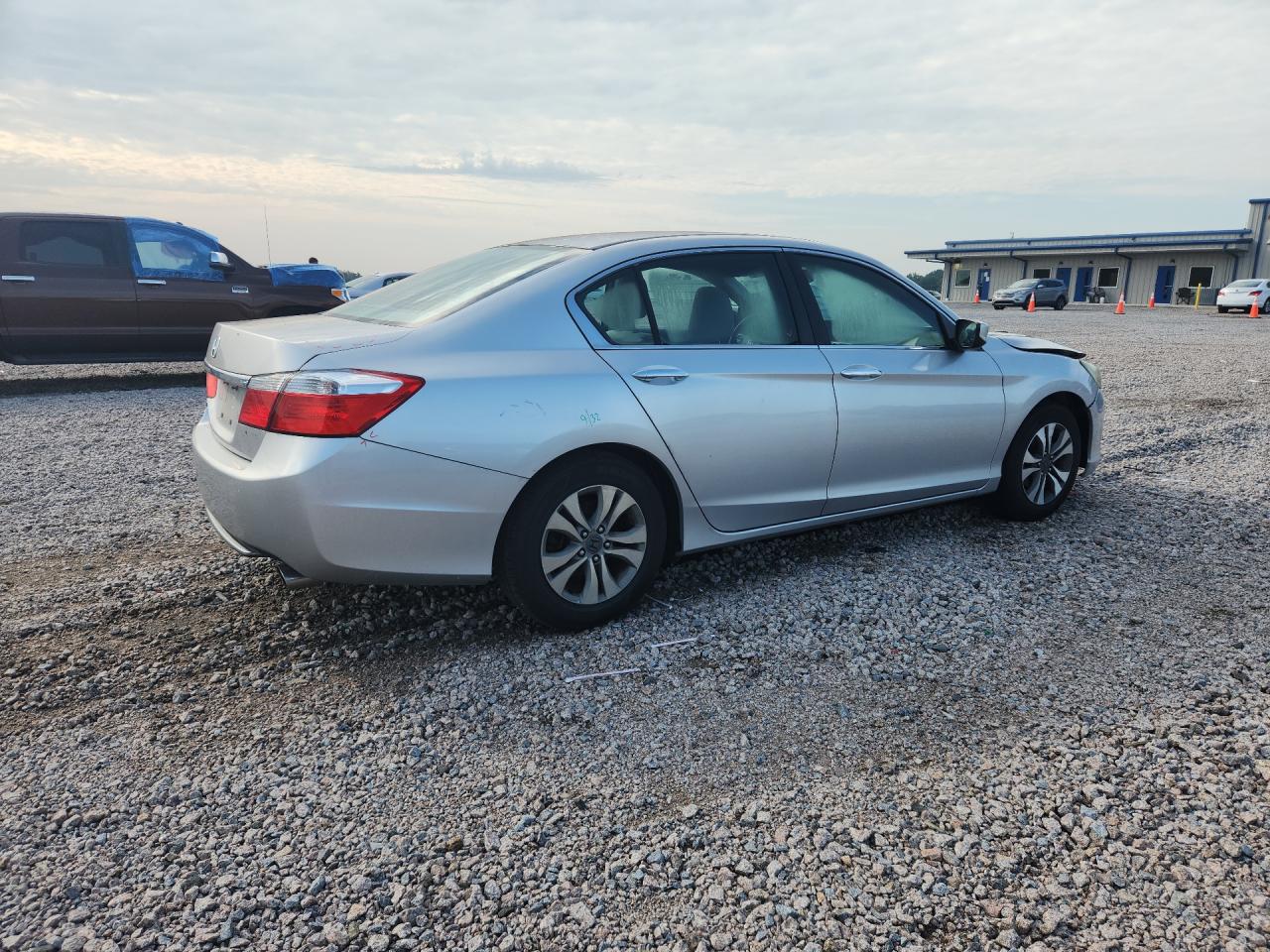 2013 Honda Accord Lx Silver vin: 1HGCR2F31DA104109