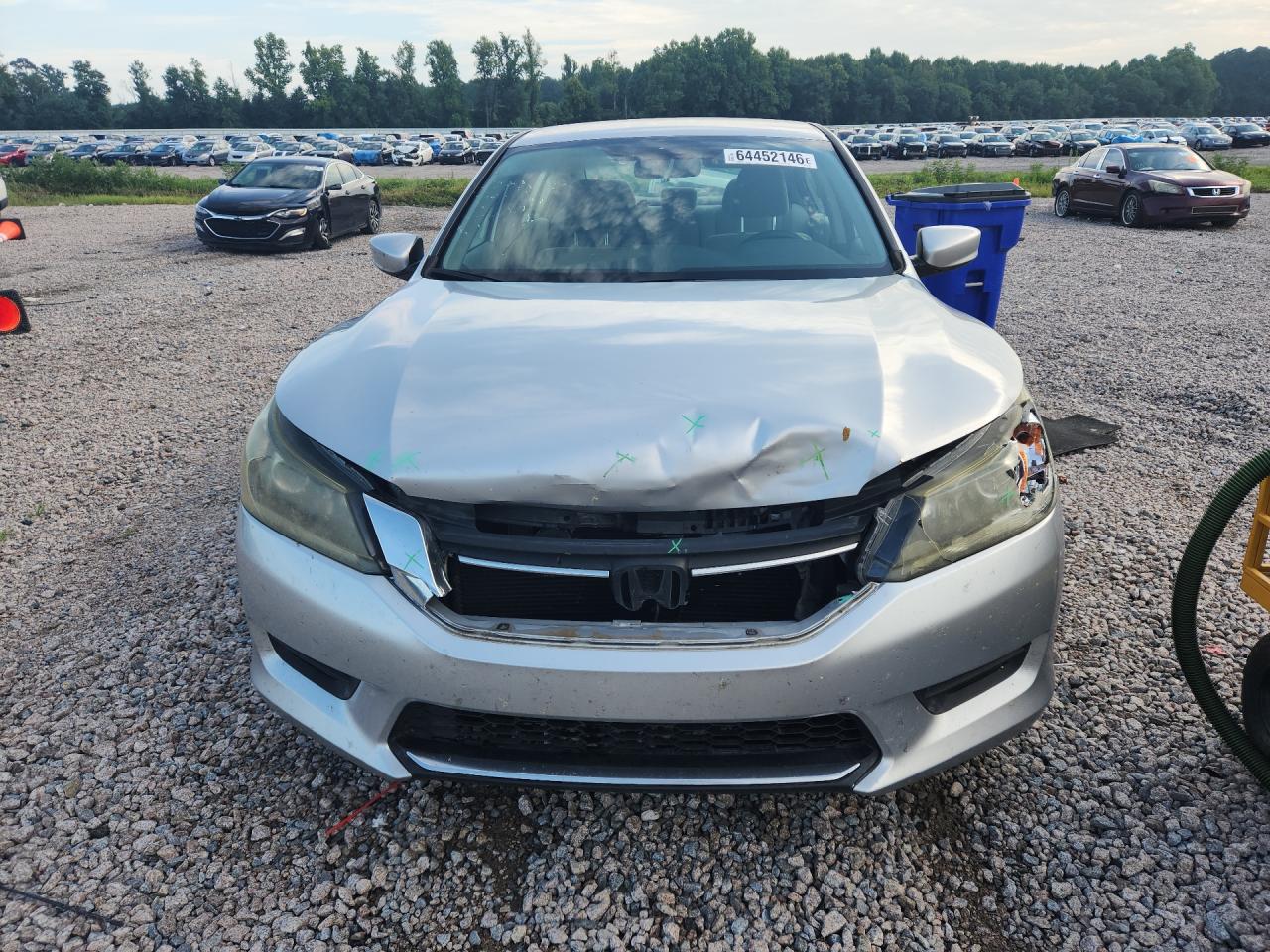 2013 Honda Accord Lx Silver vin: 1HGCR2F31DA104109