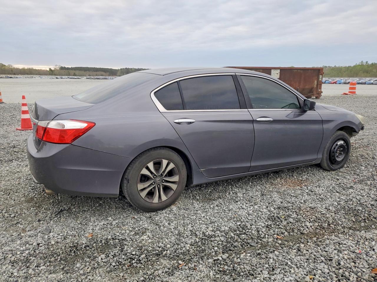 2013 Honda Accord Lx Gray vin: 1HGCR2F31DA107429