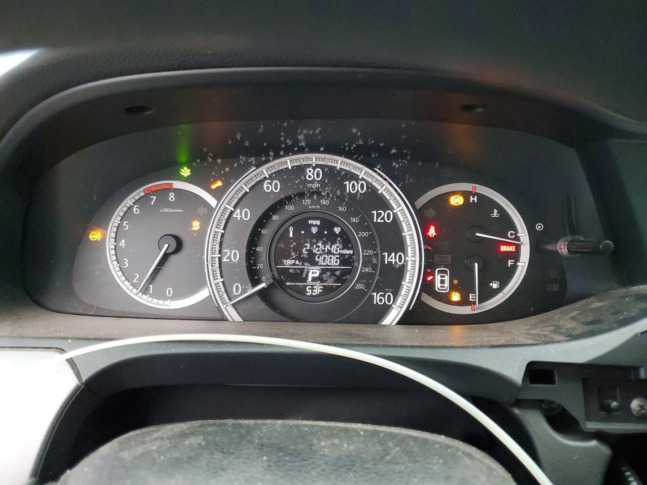 2013 Honda Accord Lx Gray vin: 1HGCR2F31DA107429