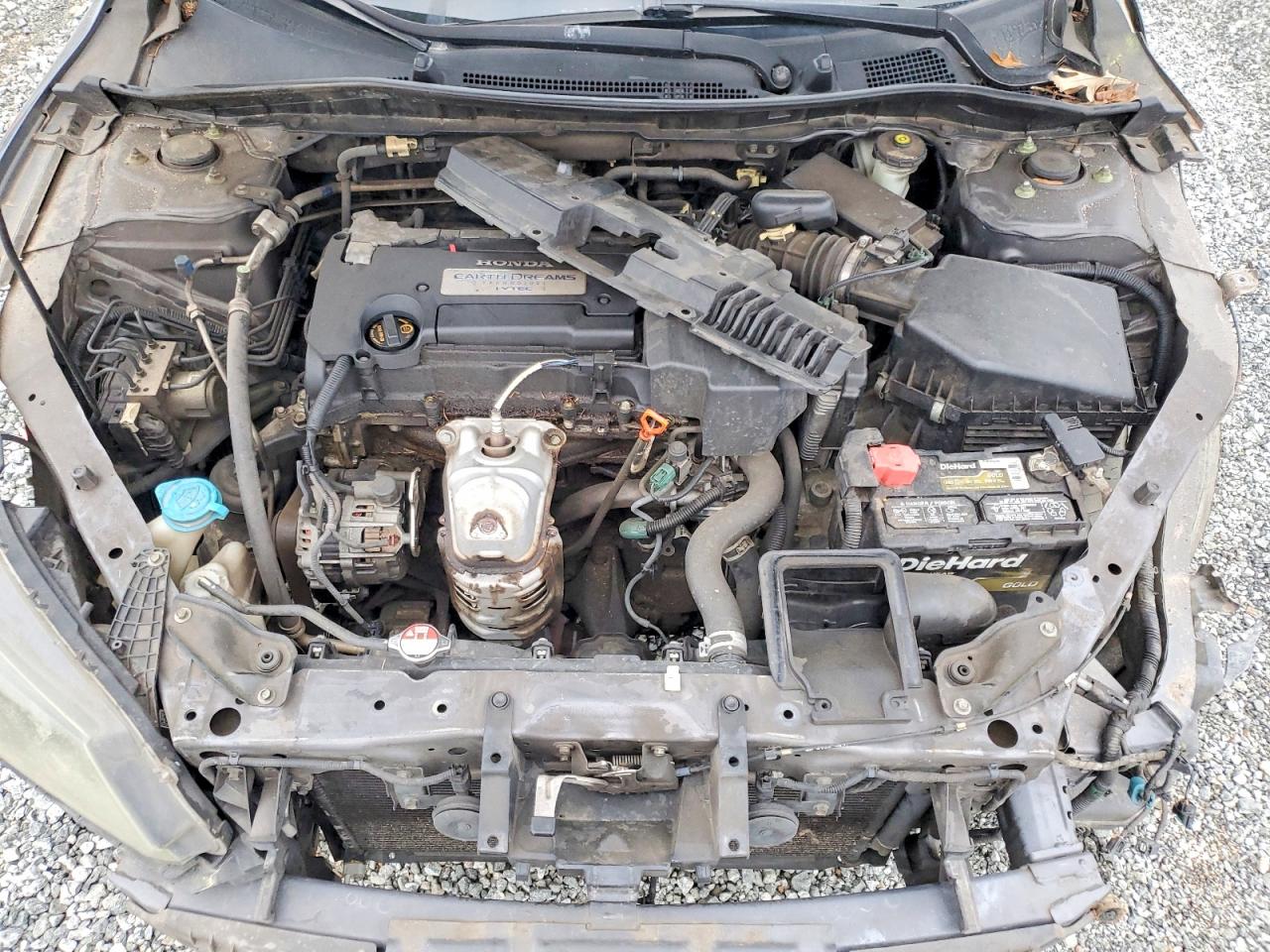 2013 Honda Accord Lx Gray vin: 1HGCR2F31DA107429