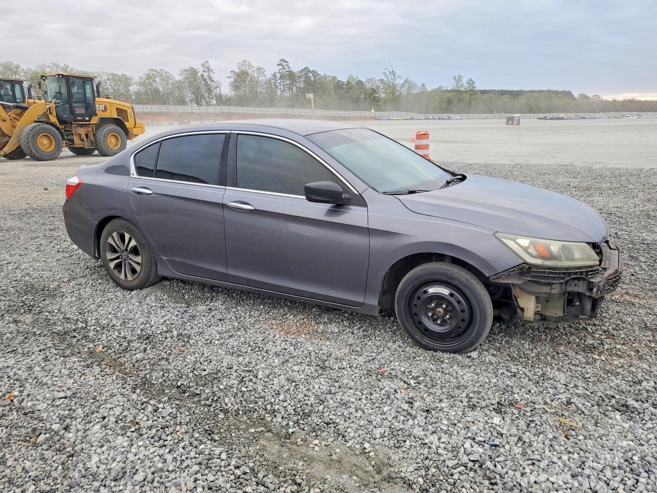 2013 Honda Accord Lx Gray vin: 1HGCR2F31DA107429