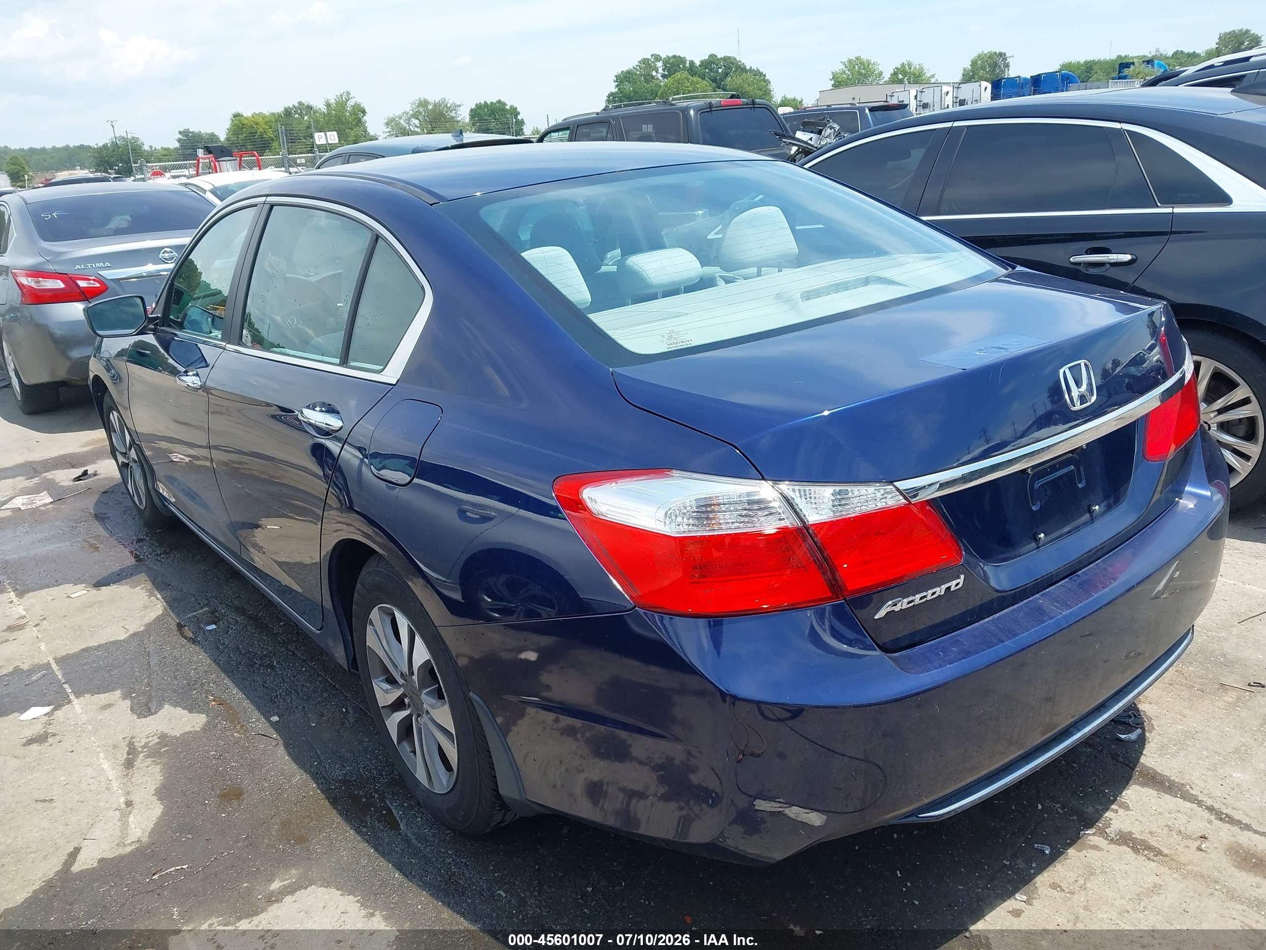 2013 Honda Accord Lx Dark Blue vin: 1HGCR2F31DA110380