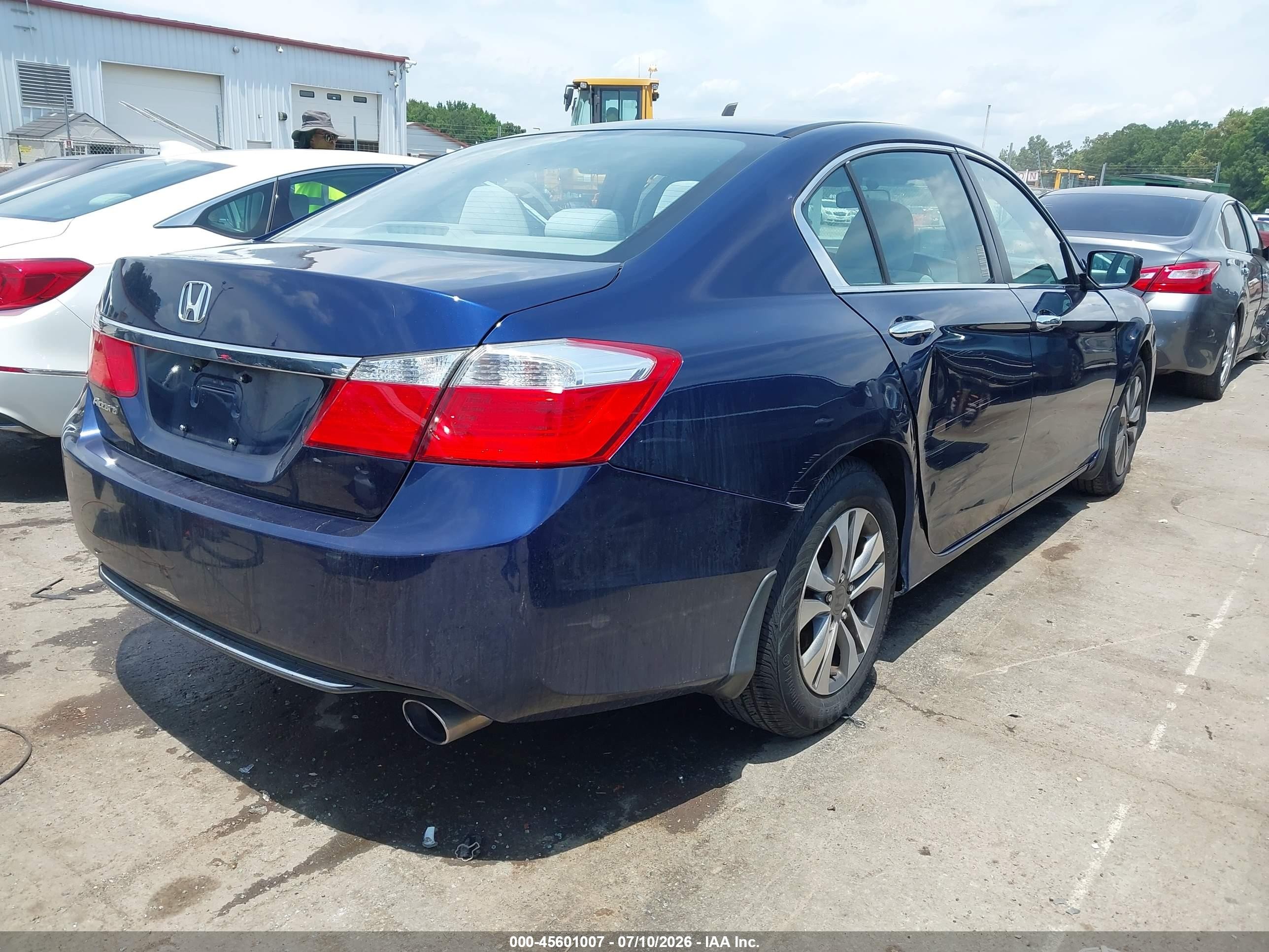 2013 Honda Accord Lx Dark Blue vin: 1HGCR2F31DA110380