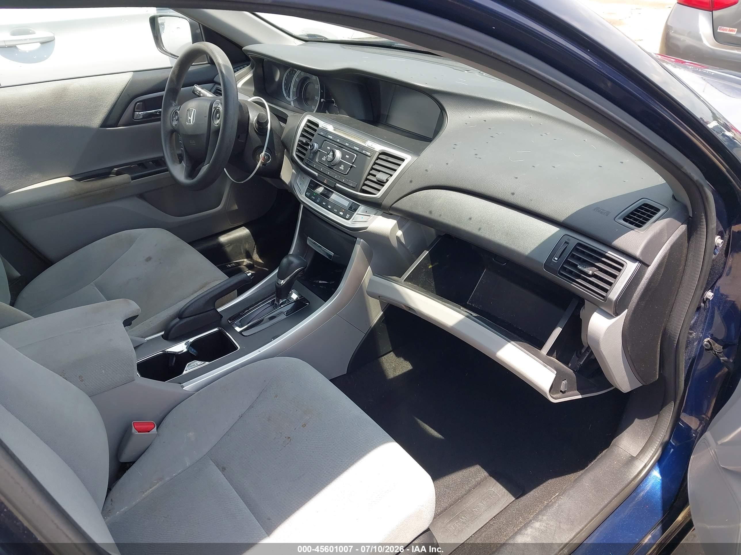 2013 Honda Accord Lx Dark Blue vin: 1HGCR2F31DA110380