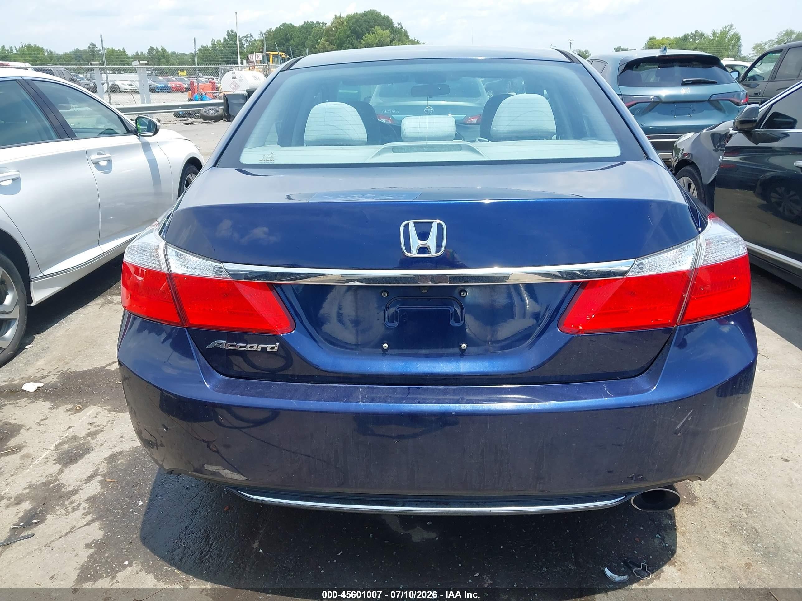 2013 Honda Accord Lx Dark Blue vin: 1HGCR2F31DA110380