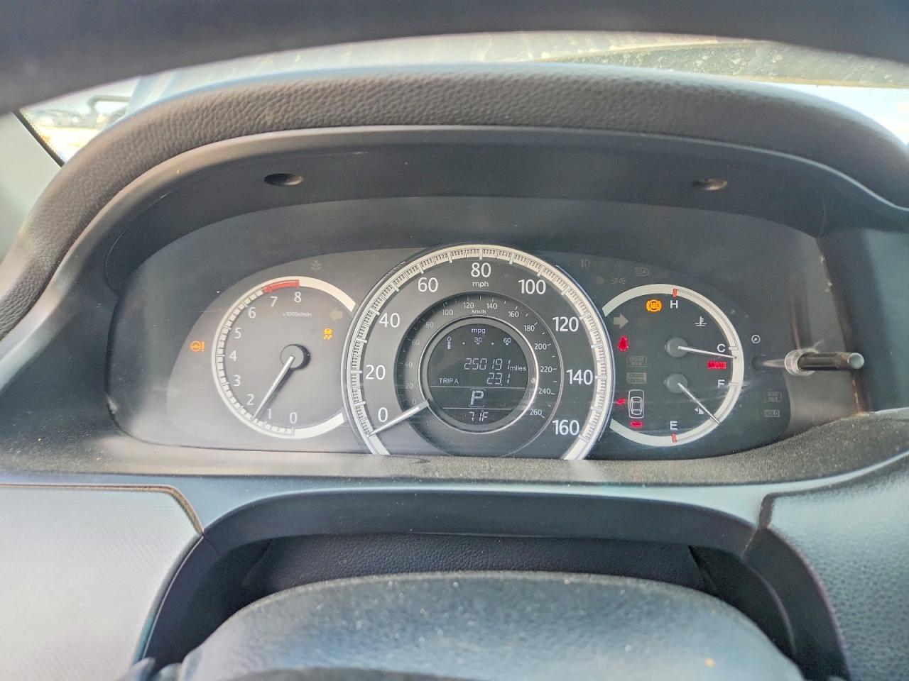 2013 Honda Accord Lx Серый vin: 1HGCR2F31DA125350