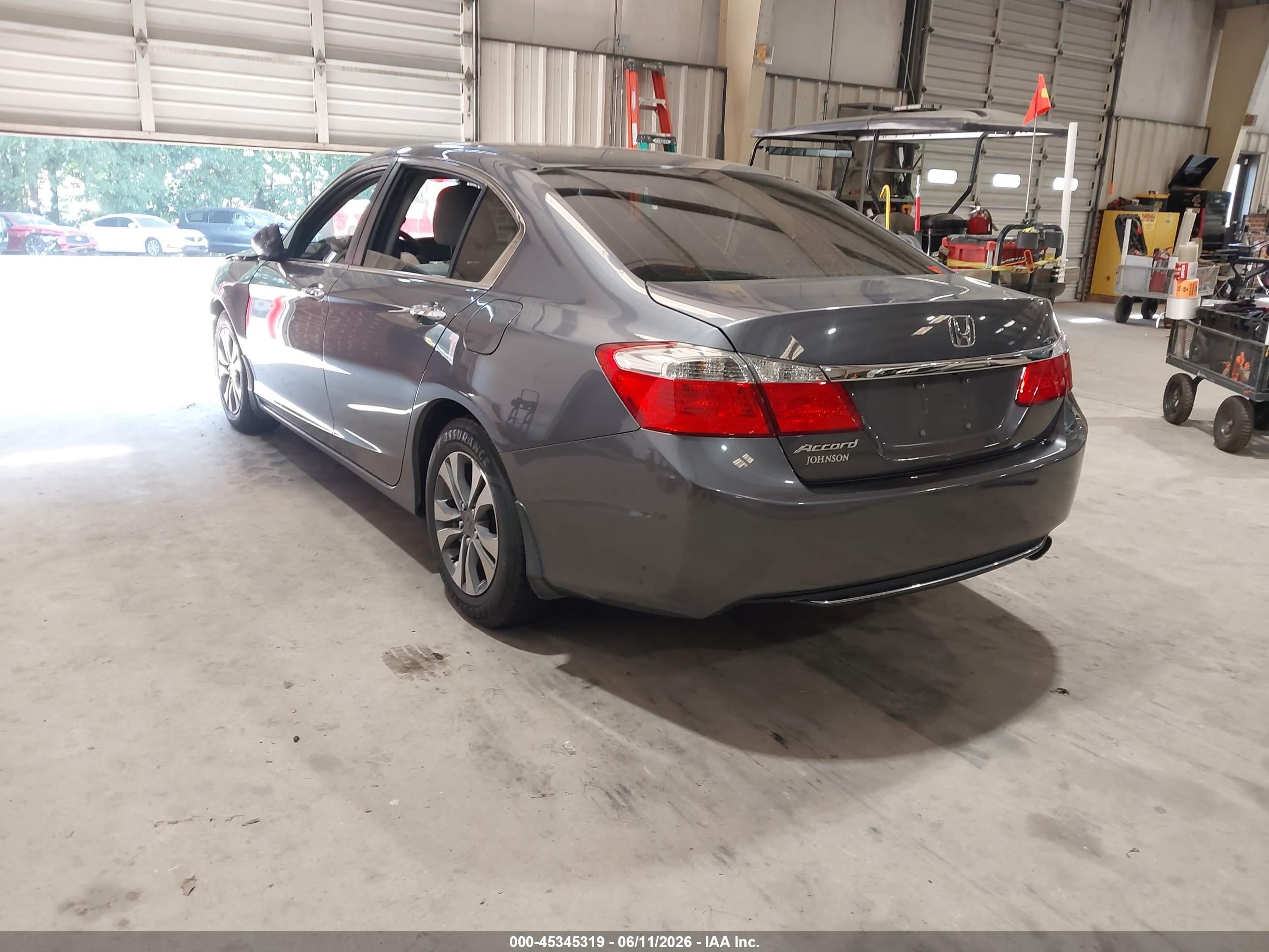 2013 Honda Accord Lx Gray vin: 1HGCR2F31DA129639