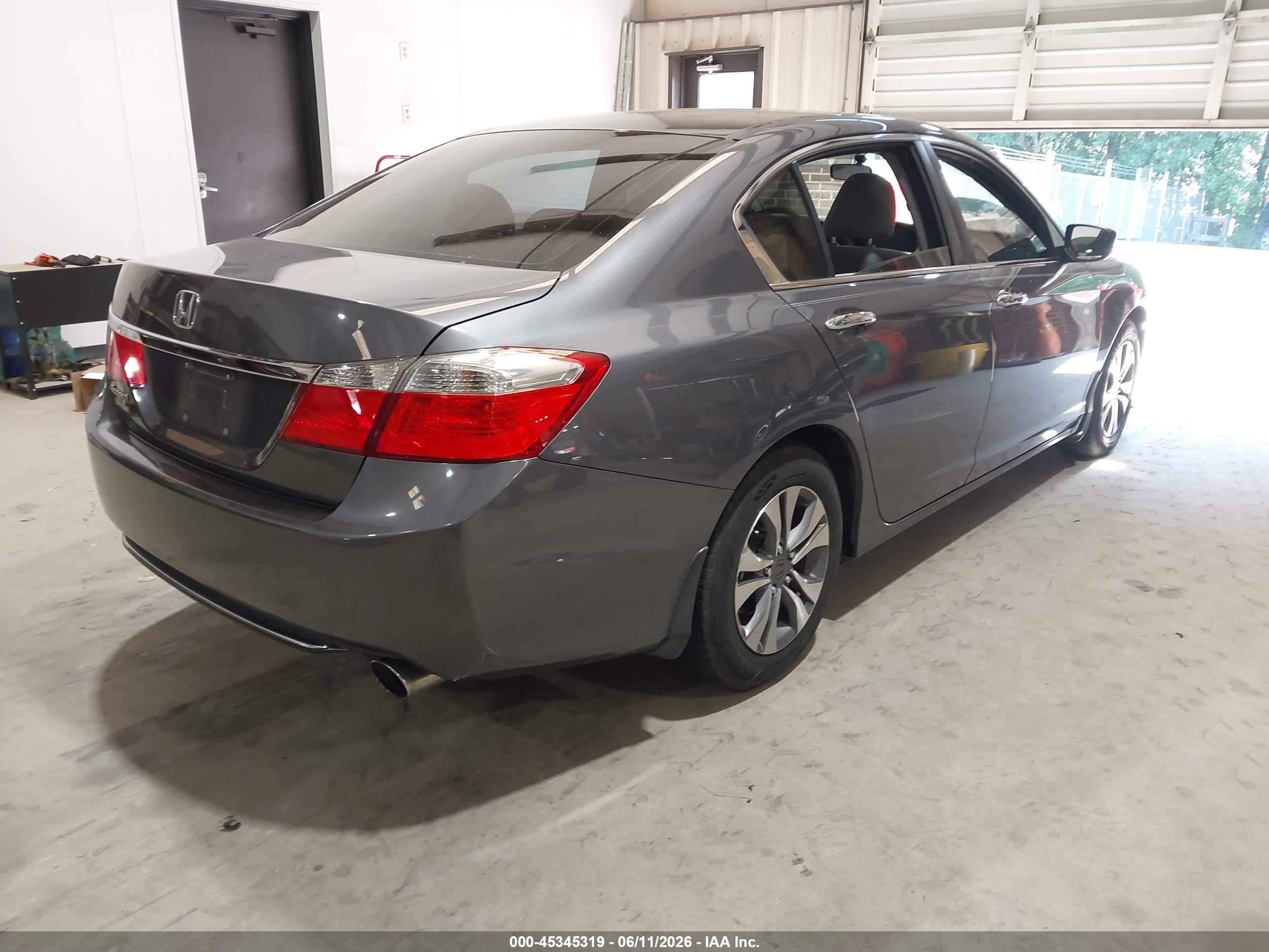 2013 Honda Accord Lx Gray vin: 1HGCR2F31DA129639