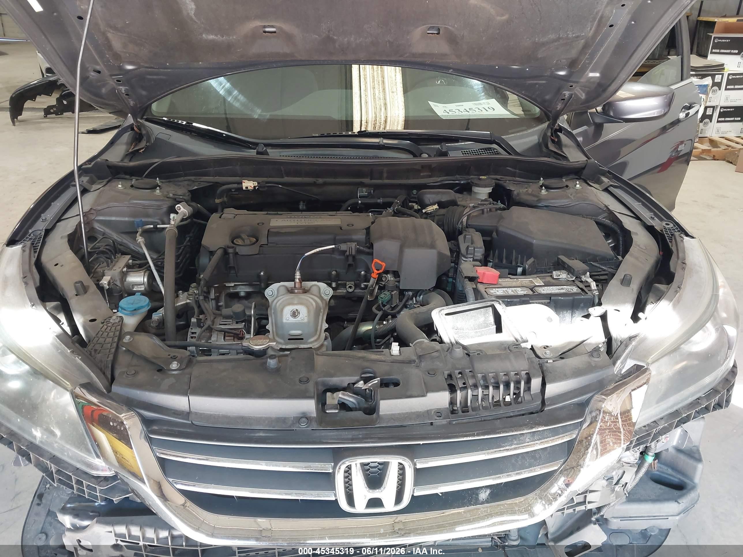 2013 Honda Accord Lx Gray vin: 1HGCR2F31DA129639