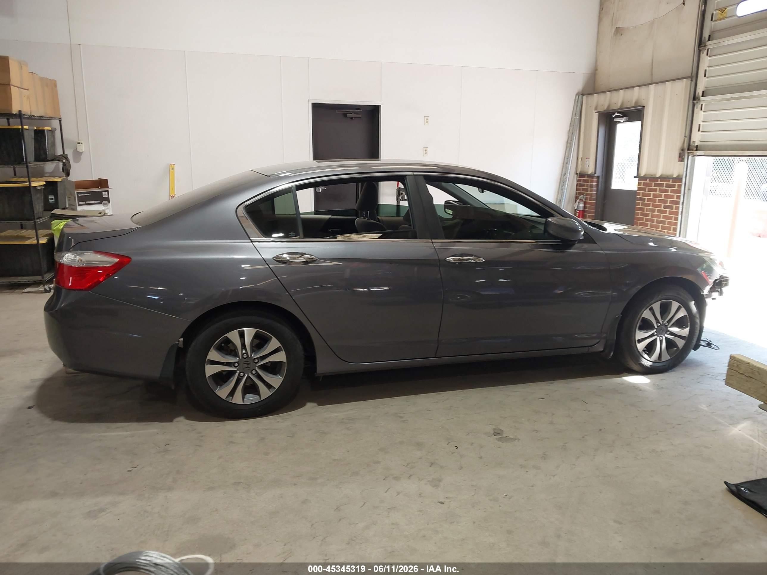 2013 Honda Accord Lx Gray vin: 1HGCR2F31DA129639