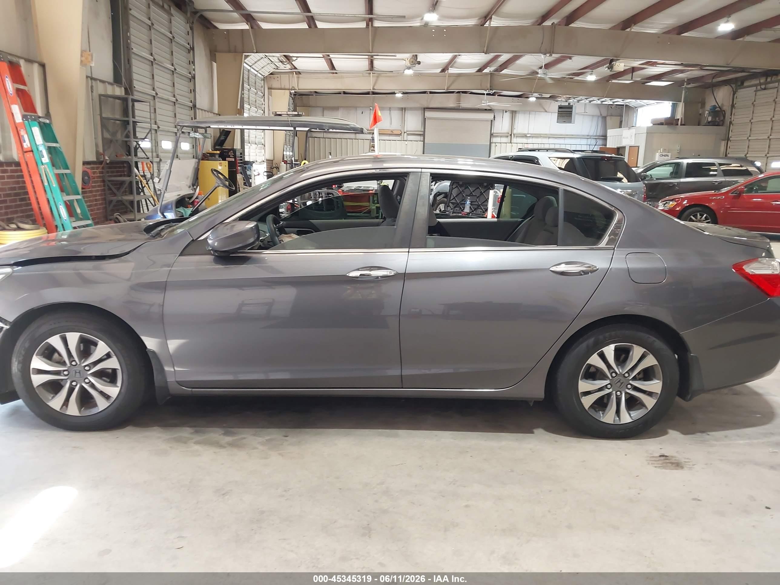 2013 Honda Accord Lx Gray vin: 1HGCR2F31DA129639