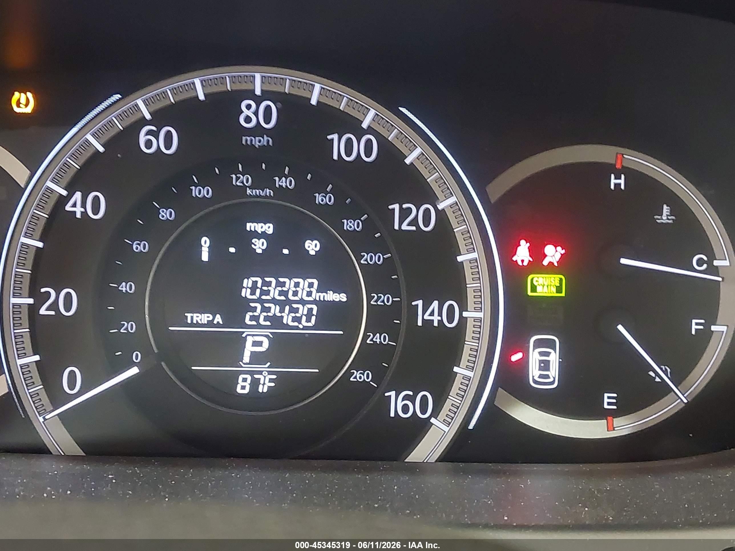 2013 Honda Accord Lx Gray vin: 1HGCR2F31DA129639