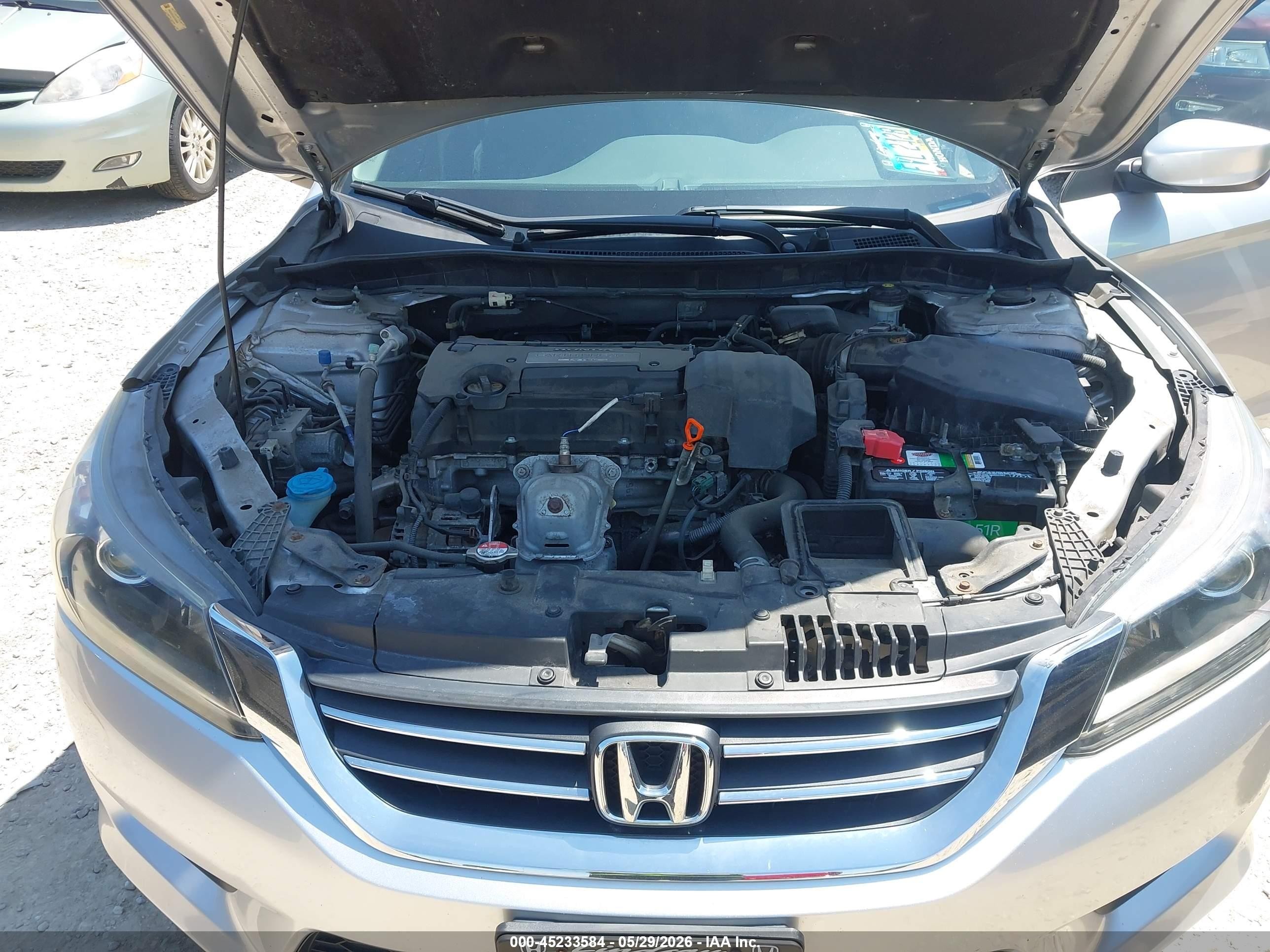 2013 Honda Accord Lx Silver vin: 1HGCR2F31DA130855
