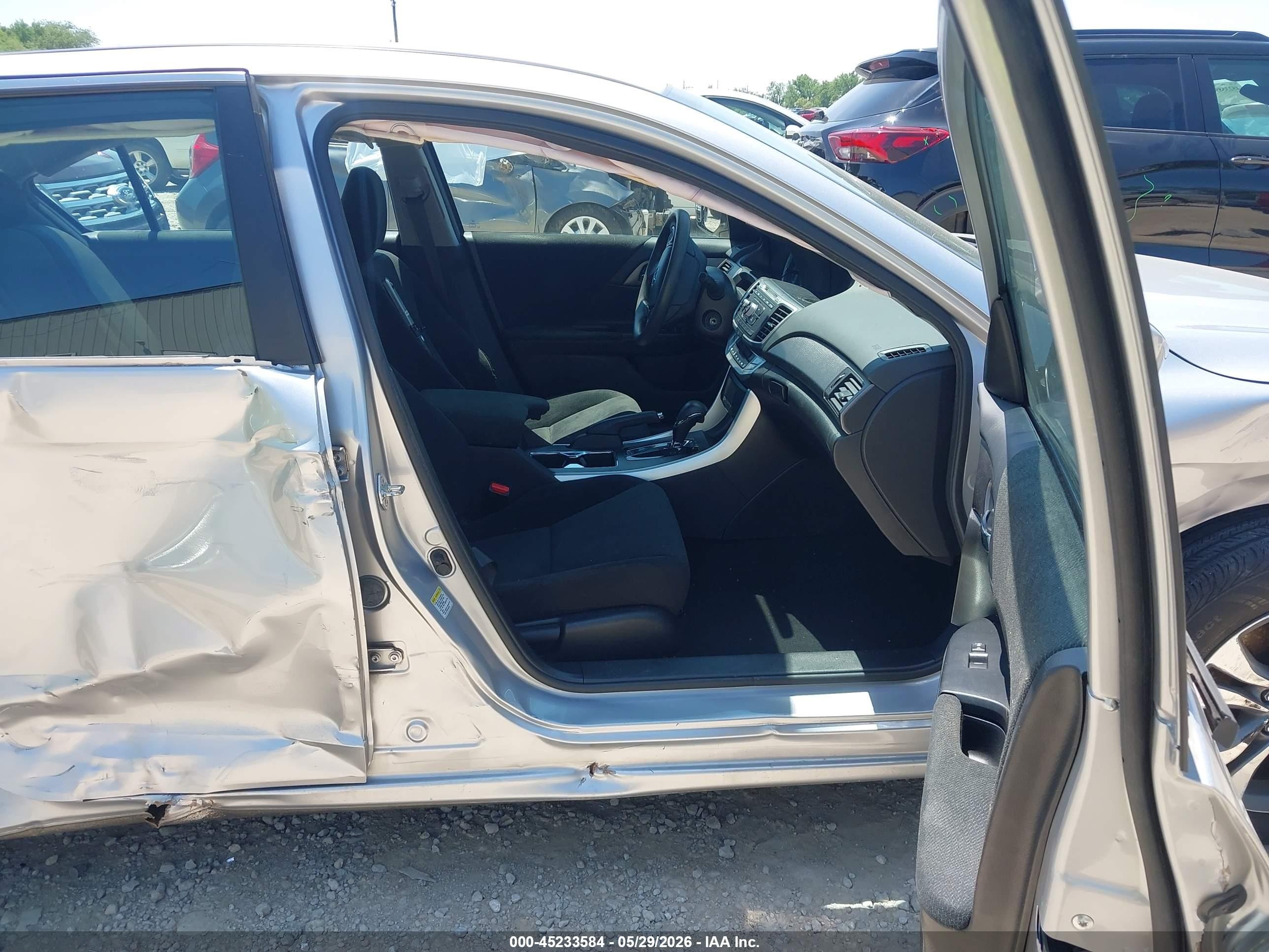 2013 Honda Accord Lx Silver vin: 1HGCR2F31DA130855
