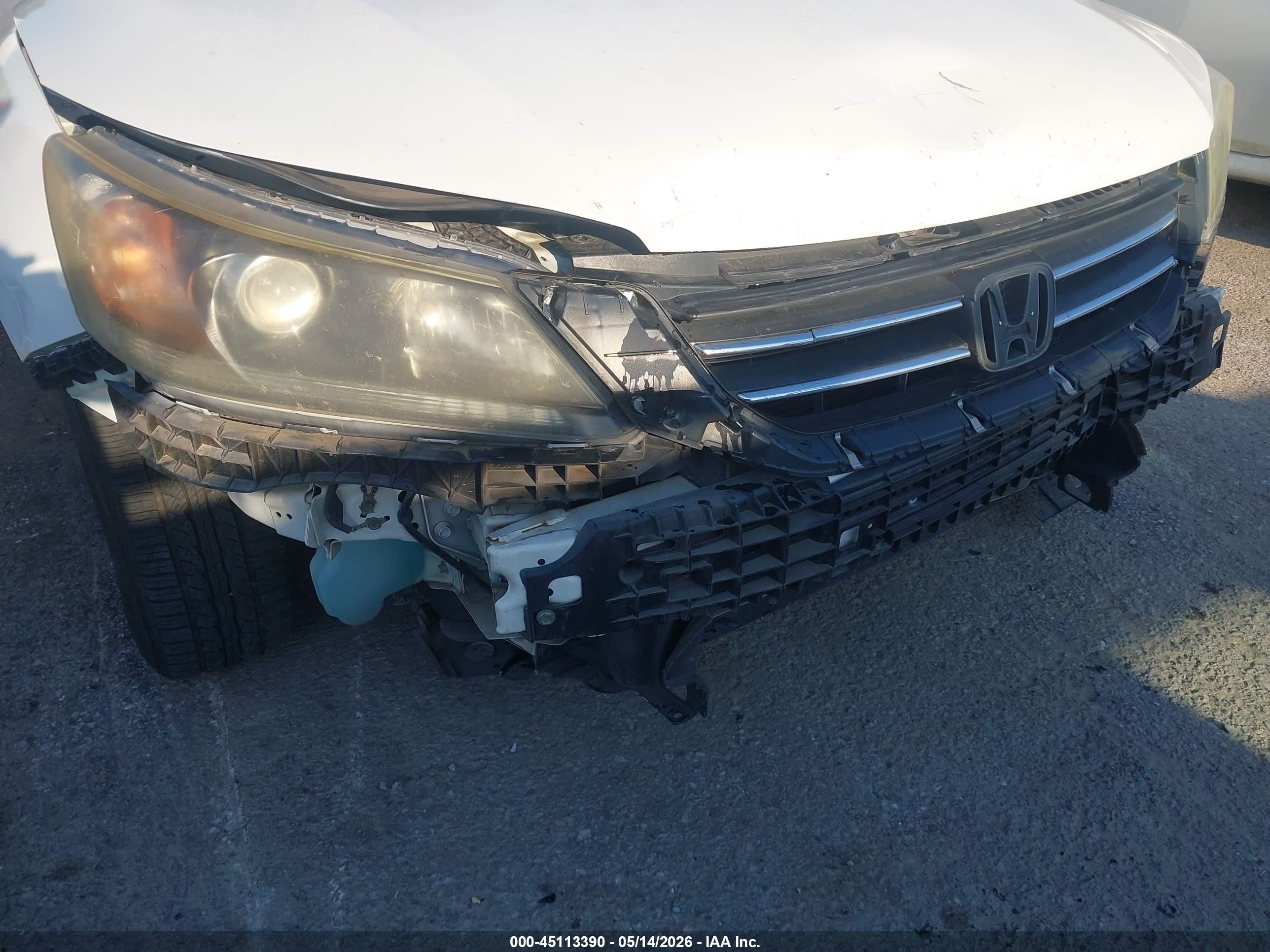2013 Honda Accord Lx Белый vin: 1HGCR2F31DA133660