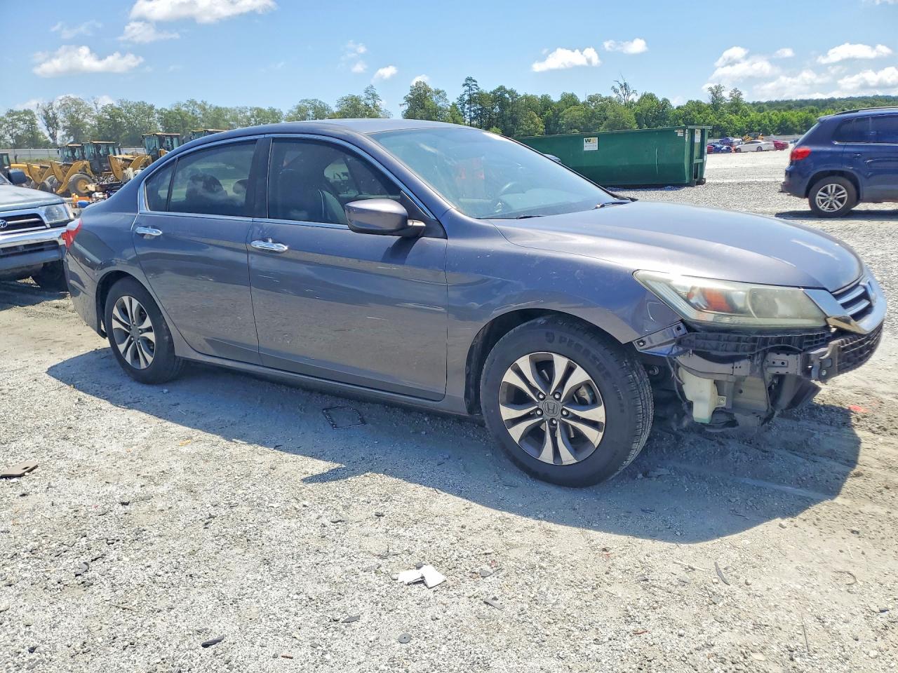 2013 Honda Accord Lx Gray vin: 1HGCR2F31DA134159