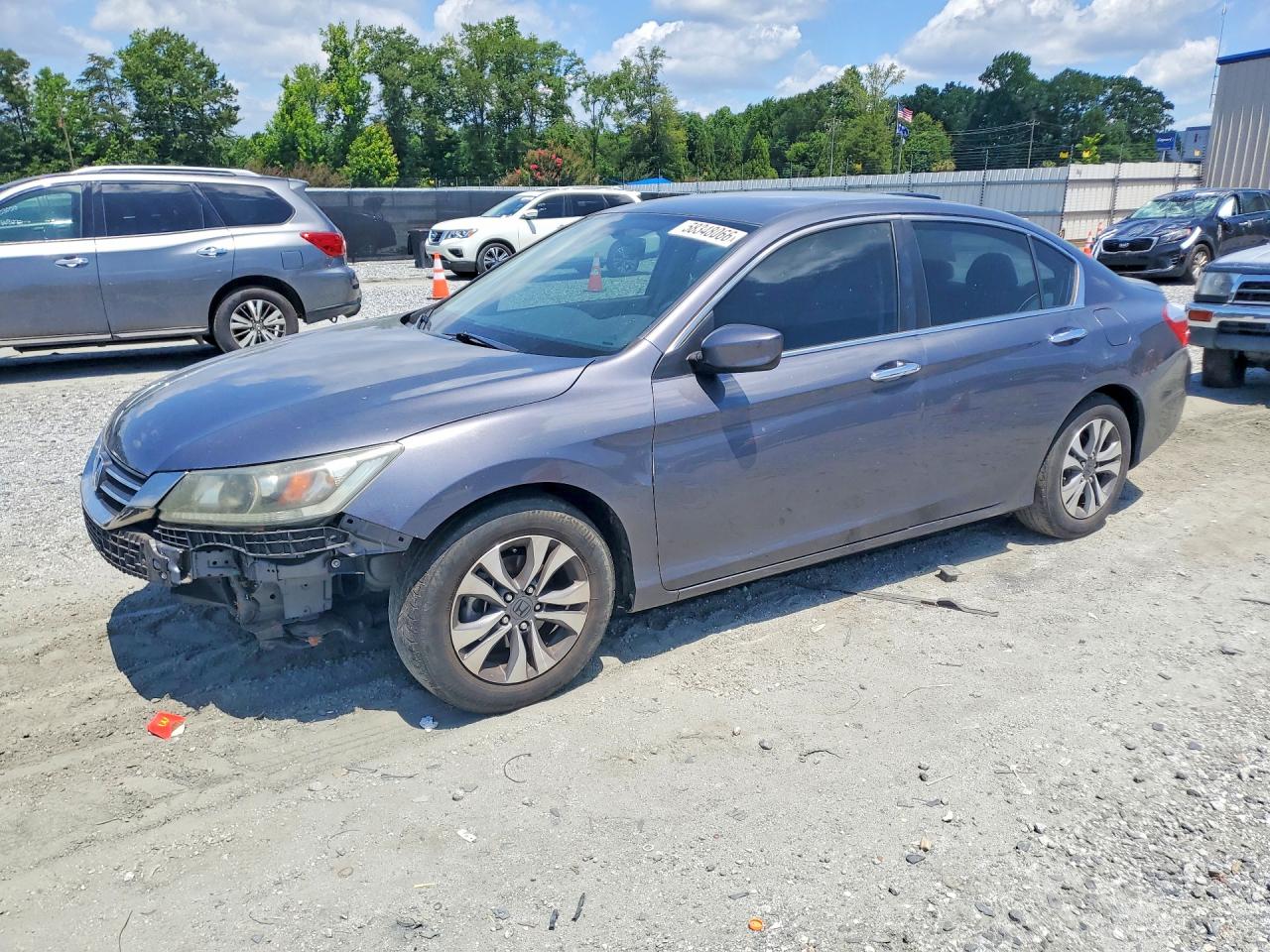2013 Honda Accord Lx Gray vin: 1HGCR2F31DA134159