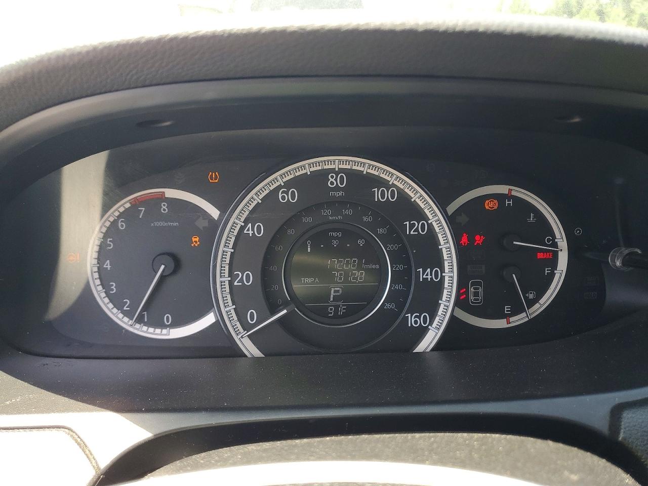 2013 Honda Accord Lx Gray vin: 1HGCR2F31DA134159