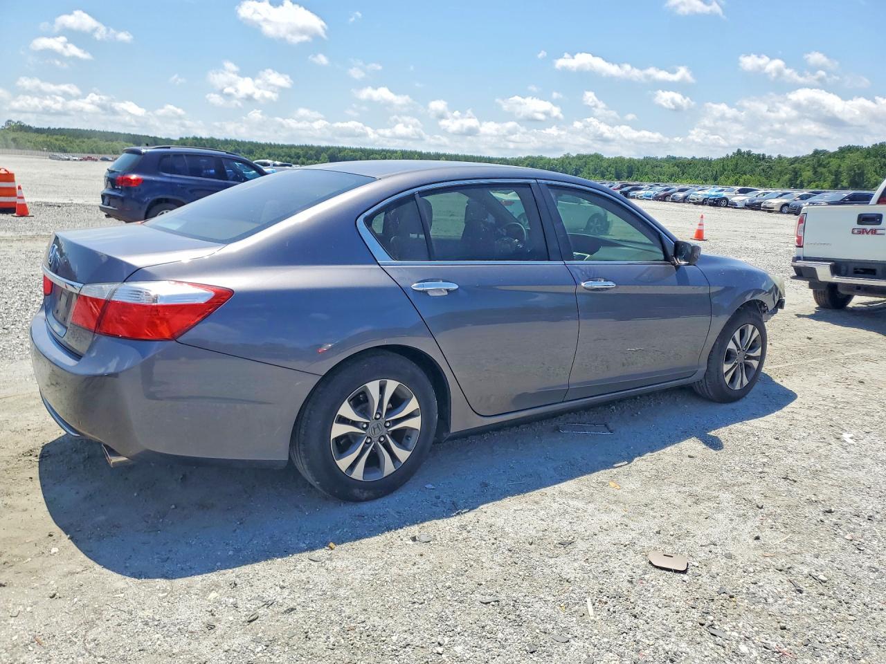 2013 Honda Accord Lx Gray vin: 1HGCR2F31DA134159