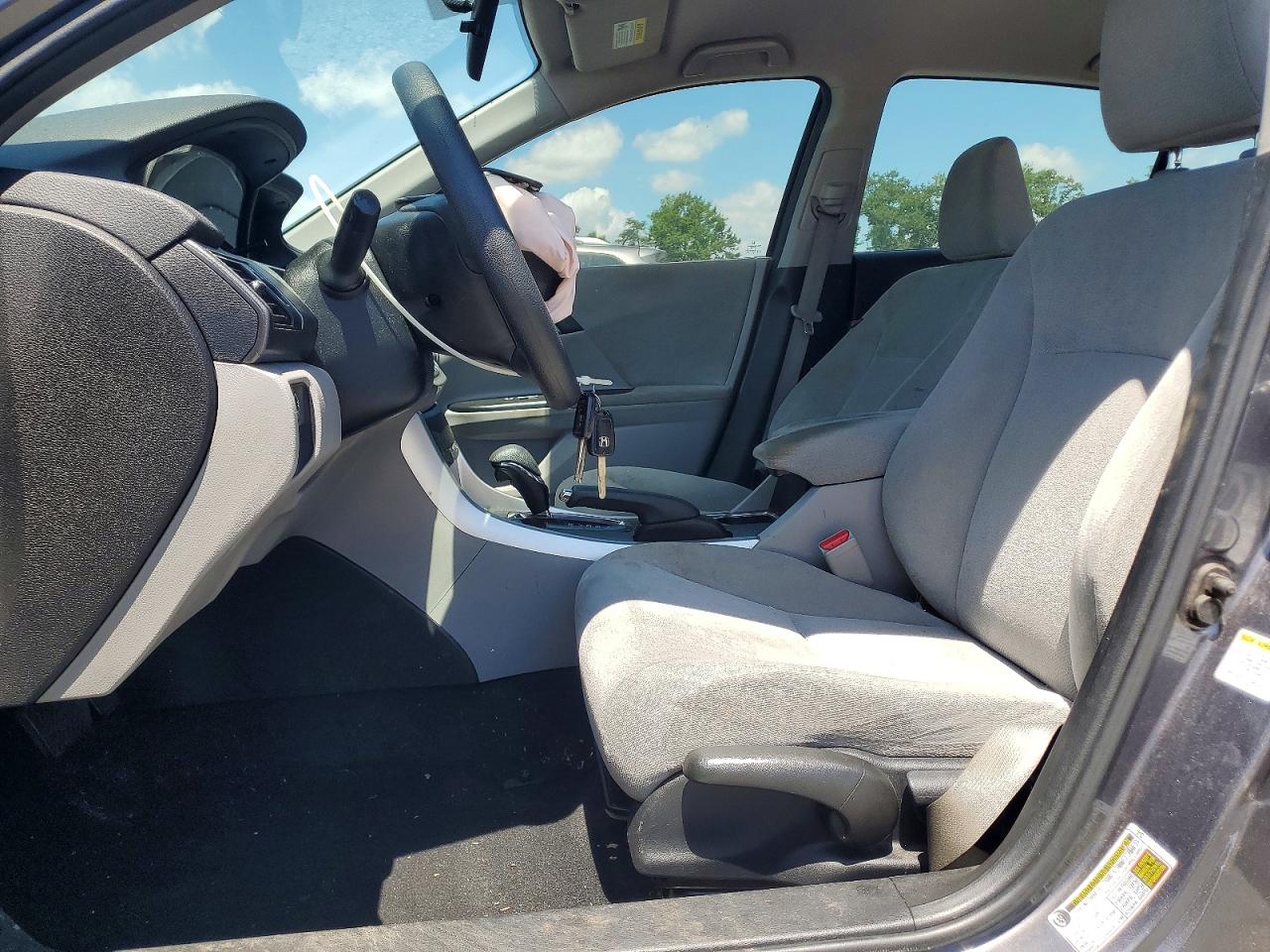 2013 Honda Accord Lx Gray vin: 1HGCR2F31DA134159