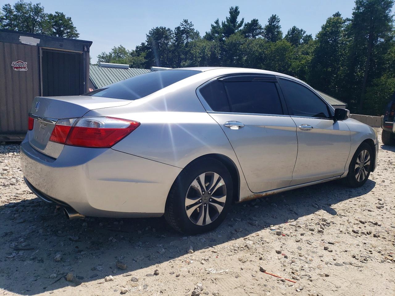 2013 Honda Accord Lx Silver vin: 1HGCR2F31DA142858