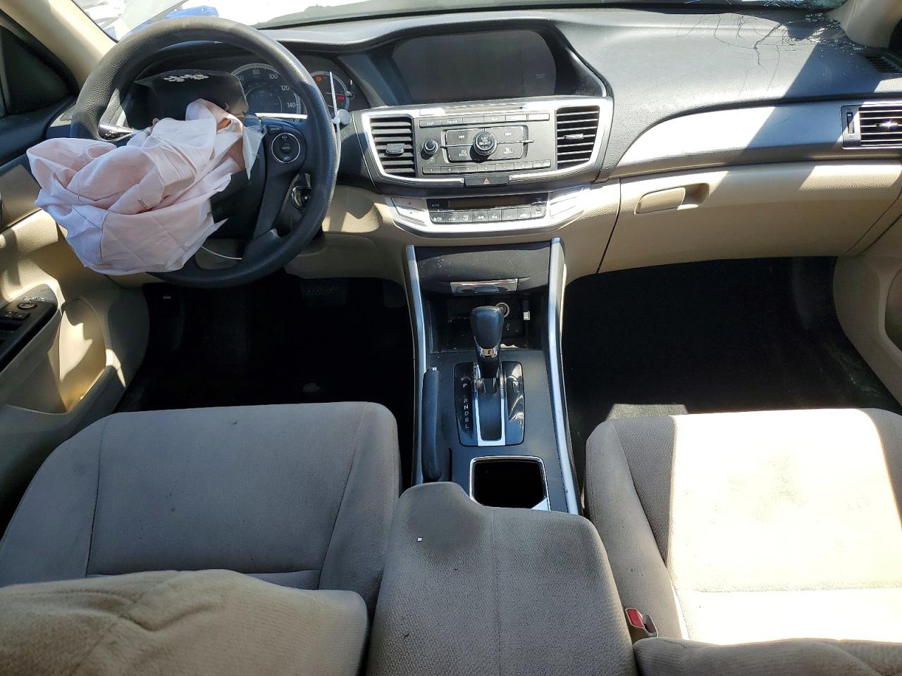 2013 Honda Accord Lx Tan vin: 1HGCR2F31DA145968