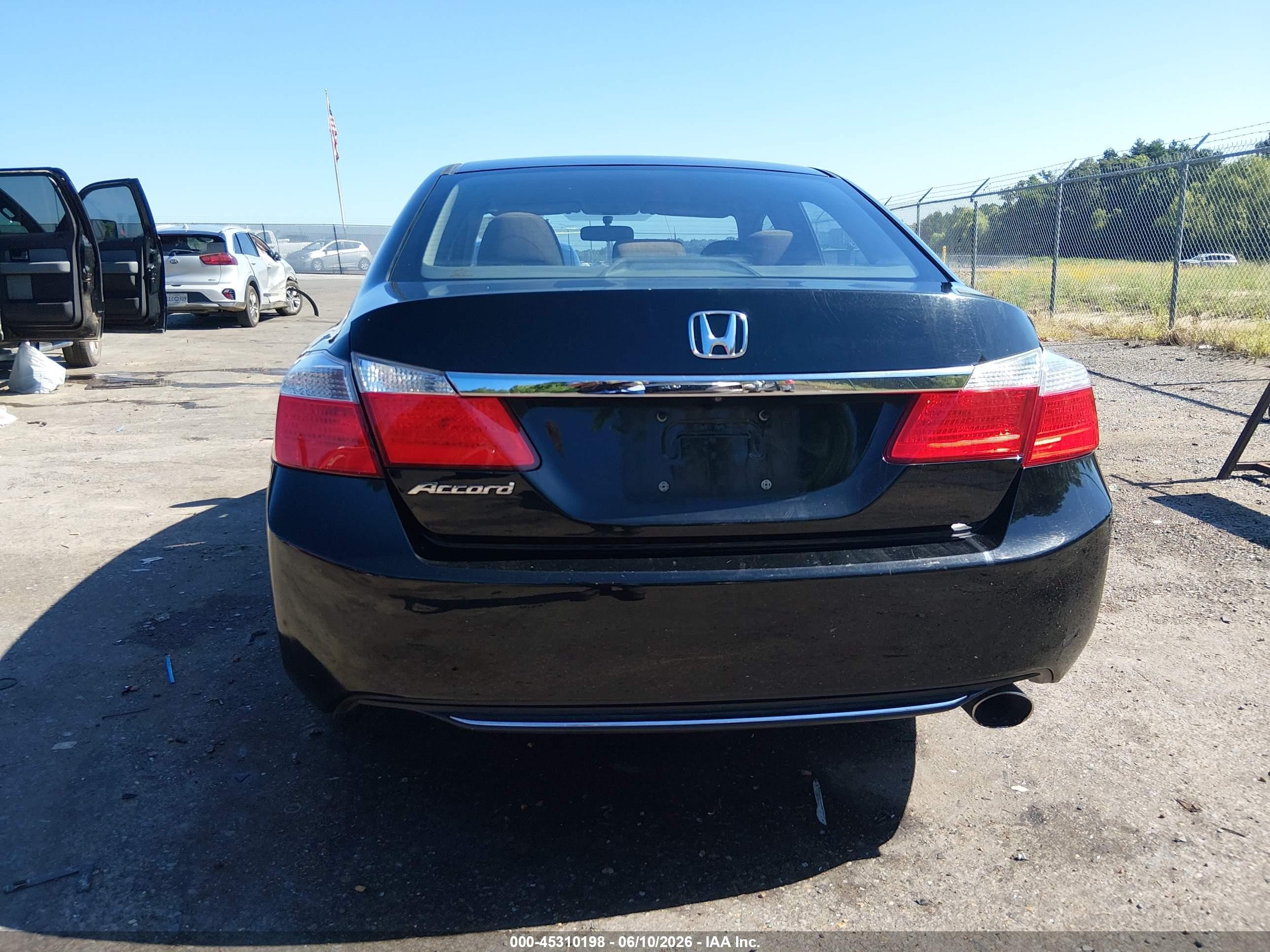 2013 Honda Accord Lx Black vin: 1HGCR2F31DA146084
