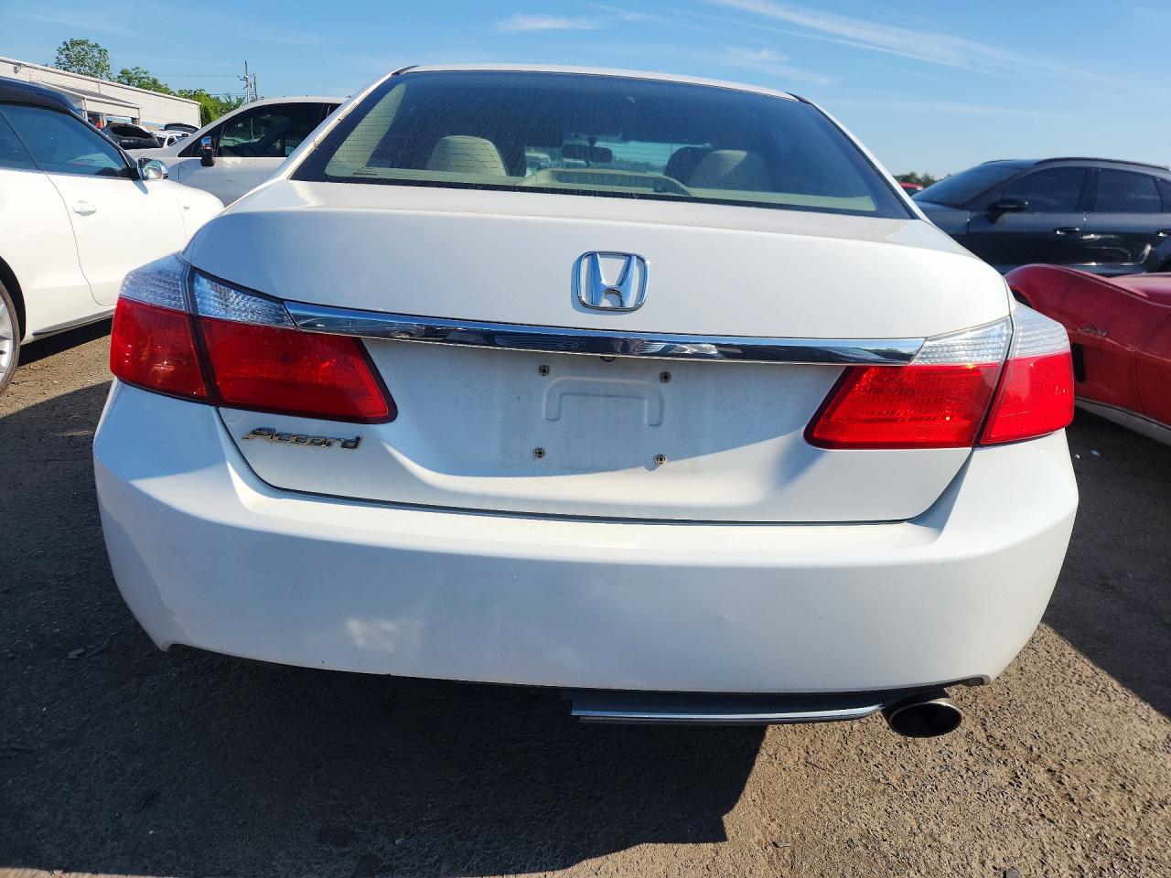 2013 Honda Accord Lx White vin: 1HGCR2F31DA164200